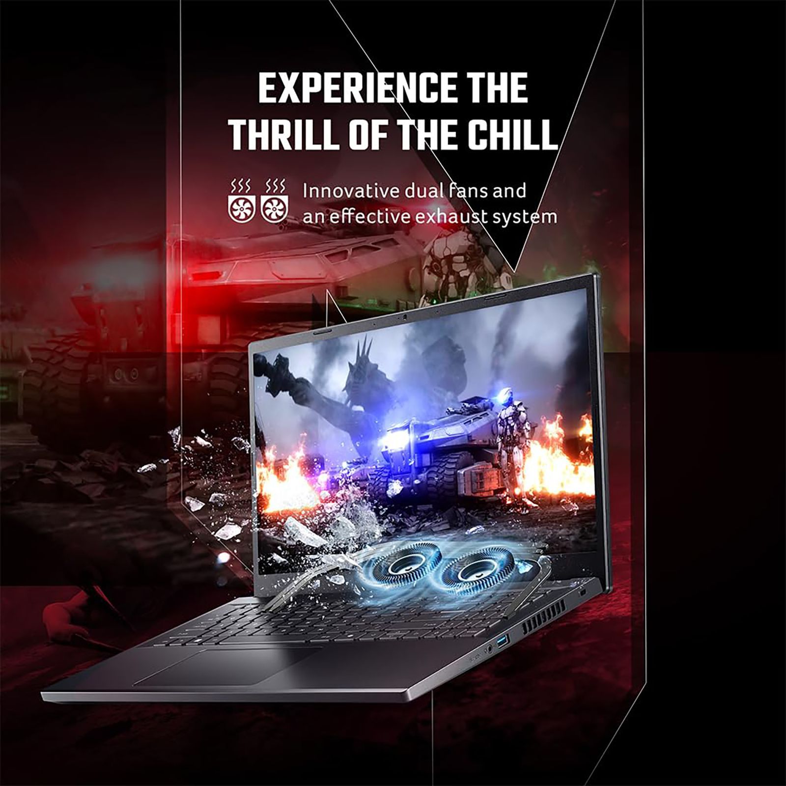 acer NITRO V ANV15-41 AMD Ryzen 7 Gaming Laptop (16GB, 512GB SSD, Windows 11 Home, 6GB Graphics, 15.6 inch 144 Hz Full HD Display, NVIDIA GeForce RTX 4050, Obsidian Black, 2.1 KG)_11