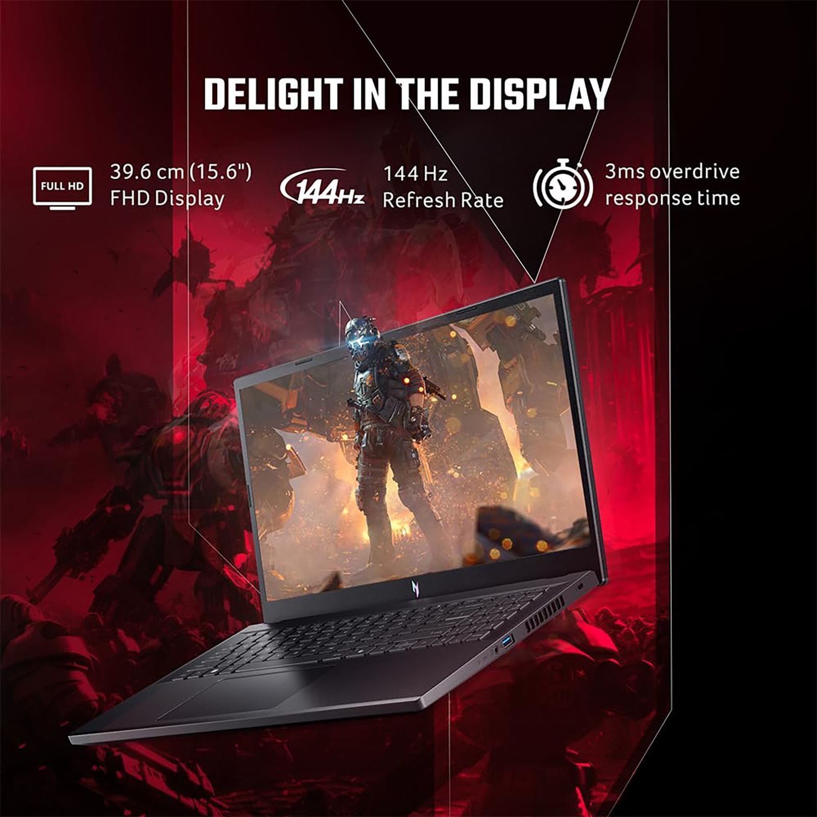 acer NITRO V ANV15-41 AMD Ryzen 7 Gaming Laptop (16GB, 512GB SSD, Windows 11 Home, 6GB Graphics, 15.6 inch 144 Hz Full HD Display, NVIDIA GeForce RTX 4050, Obsidian Black, 2.1 KG)_14