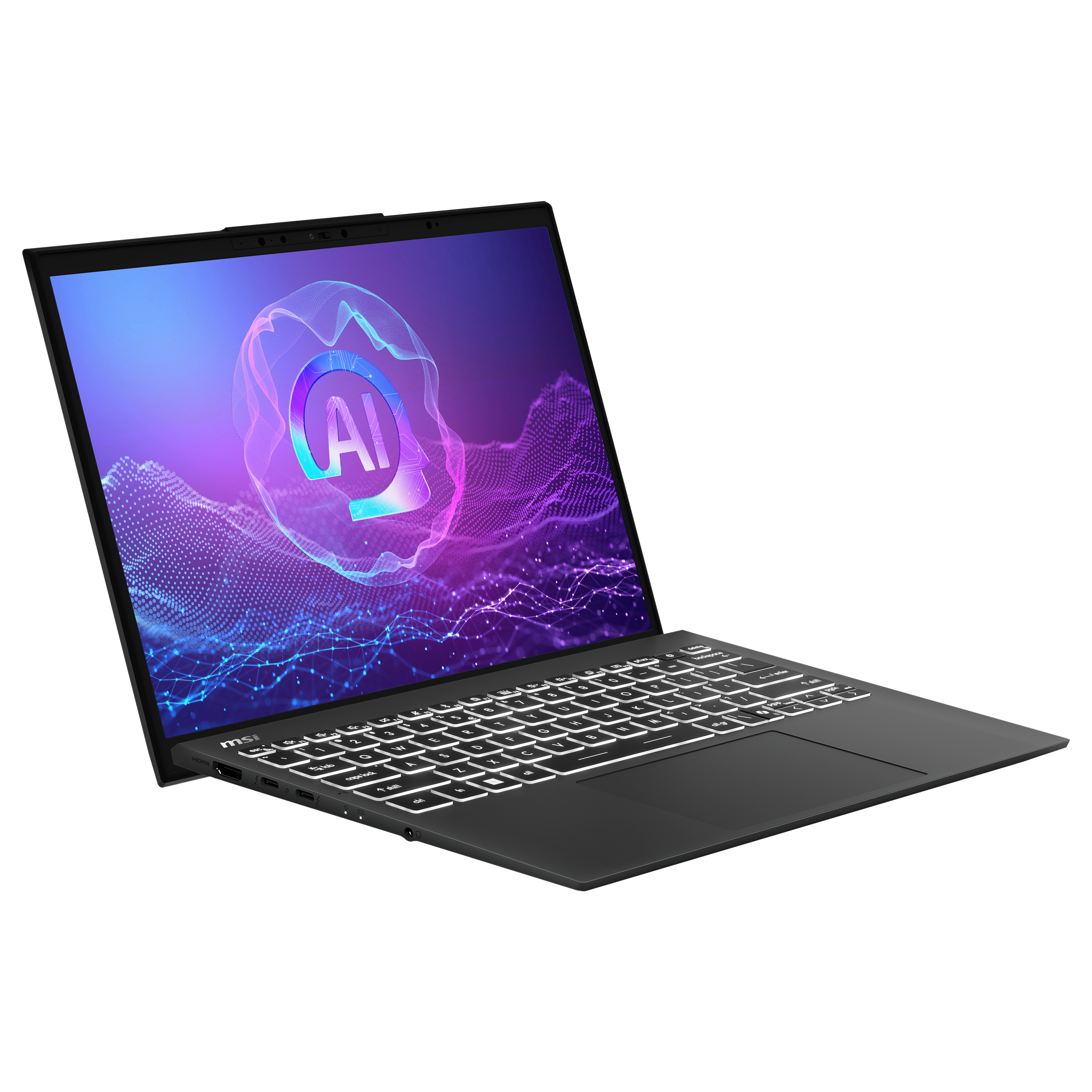 MSI Prestige 13 AIPlus Evo A2VMG Intel Core Ultra 7 Thin & Light Laptop (32GB, 1TB SSD, Windows 11 Home, 13.3 inch OLED Display, MS Office 2021, Stellar Gray, 1.35 KG)_2