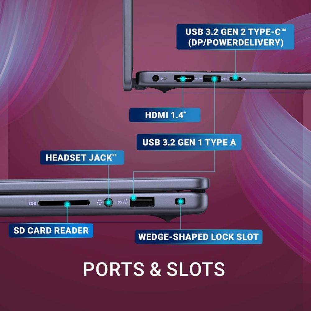 DELL Inspiron 15 3535 AMD Ryzen 5 7520U Thin & Light Laptop (8GB, 51GB SSD, Windows 11 Home, 15.6 inch Full HD IPS Display, MS Office, Carbon Black, 1.62 KG)_14