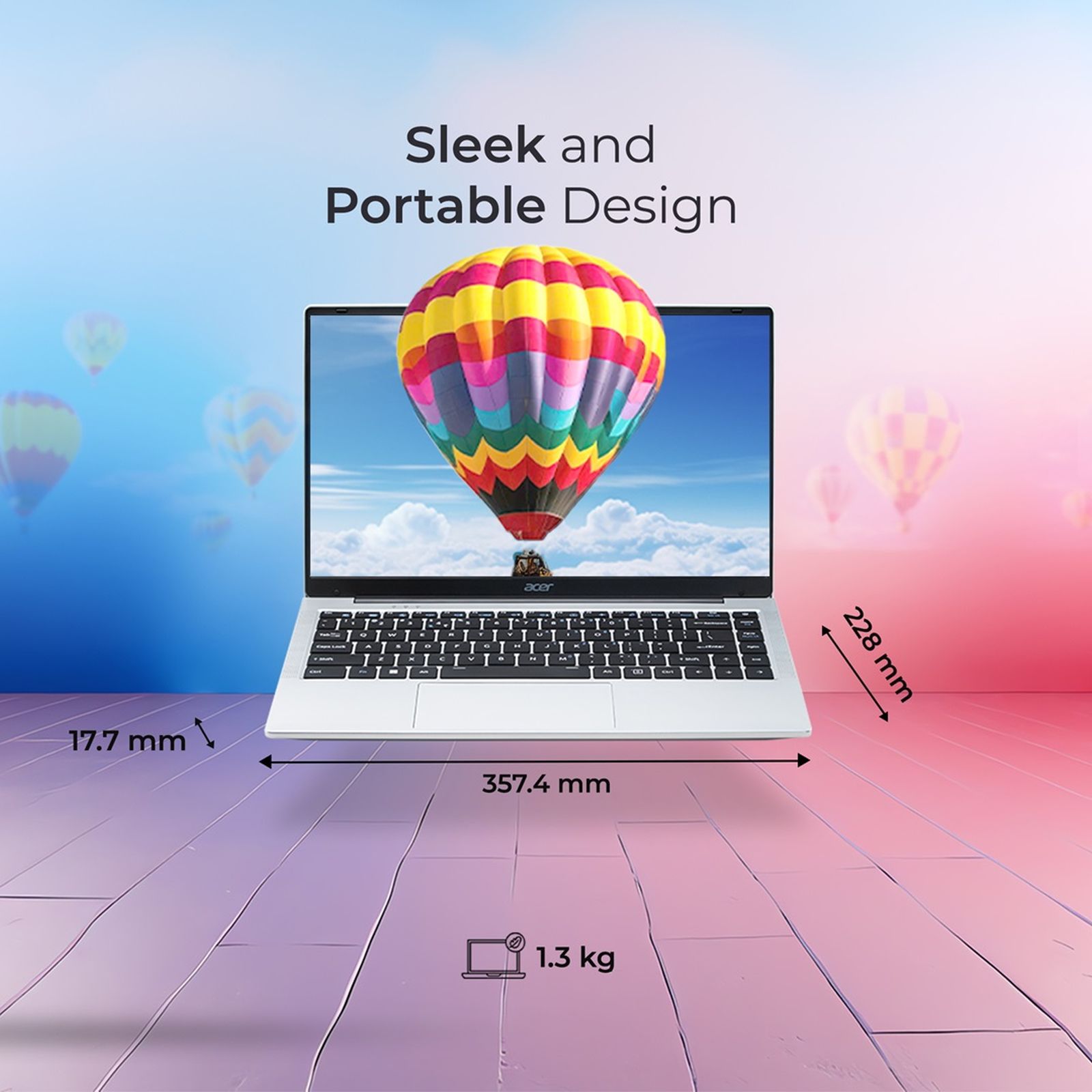 acer Aspire 3 A325-45 Intel Celeron N4500 Thin & Light Laptop (8GB, 512GB SSD, Windows 11 Home, 15.6 inch Full HD LED Backlit Display, Pure Silver, 1.5 KG)_8