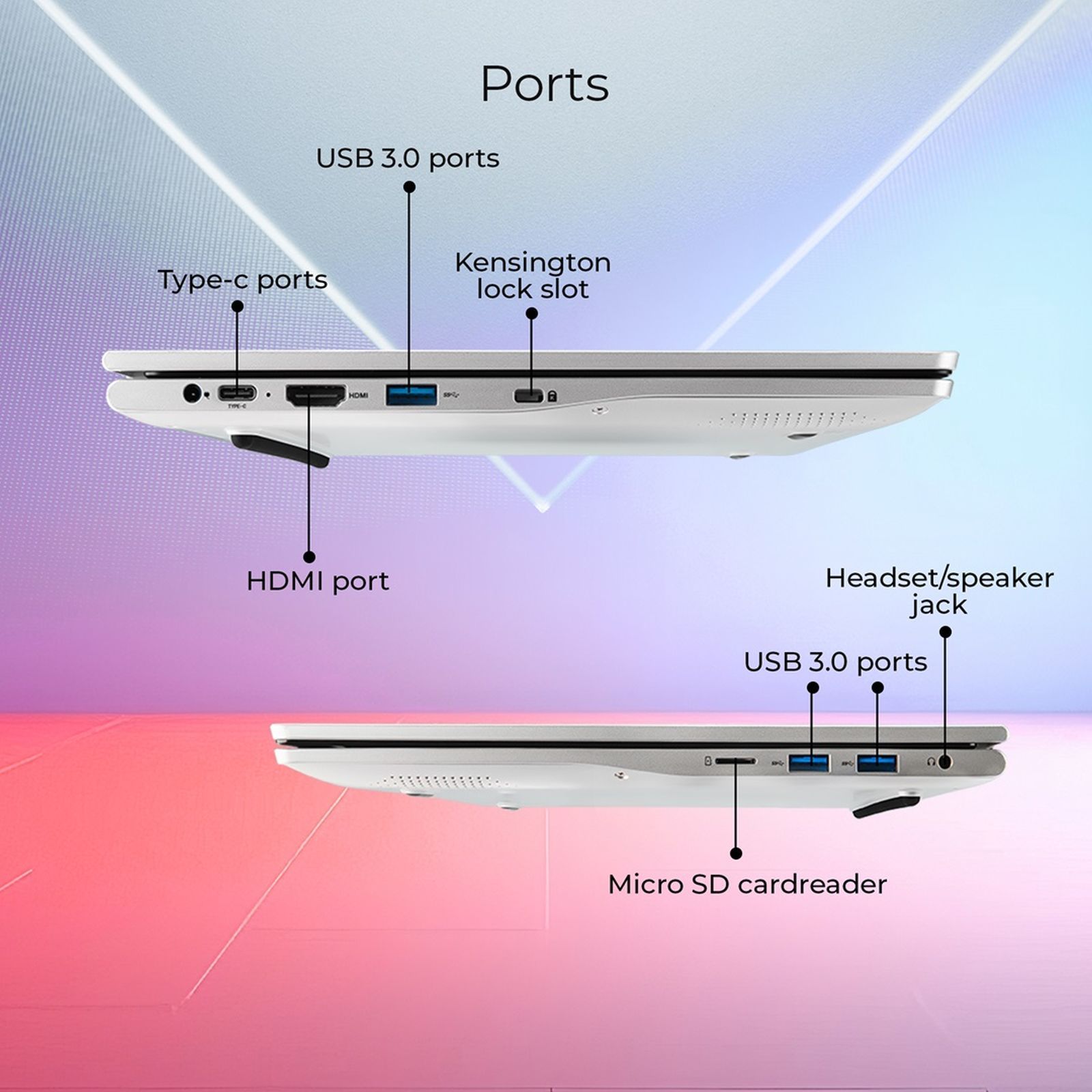 acer Aspire 3 A325-45 Intel Celeron N4500 Thin & Light Laptop (8GB, 512GB SSD, Windows 11 Home, 15.6 inch Full HD LED Backlit Display, Pure Silver, 1.5 KG)_4