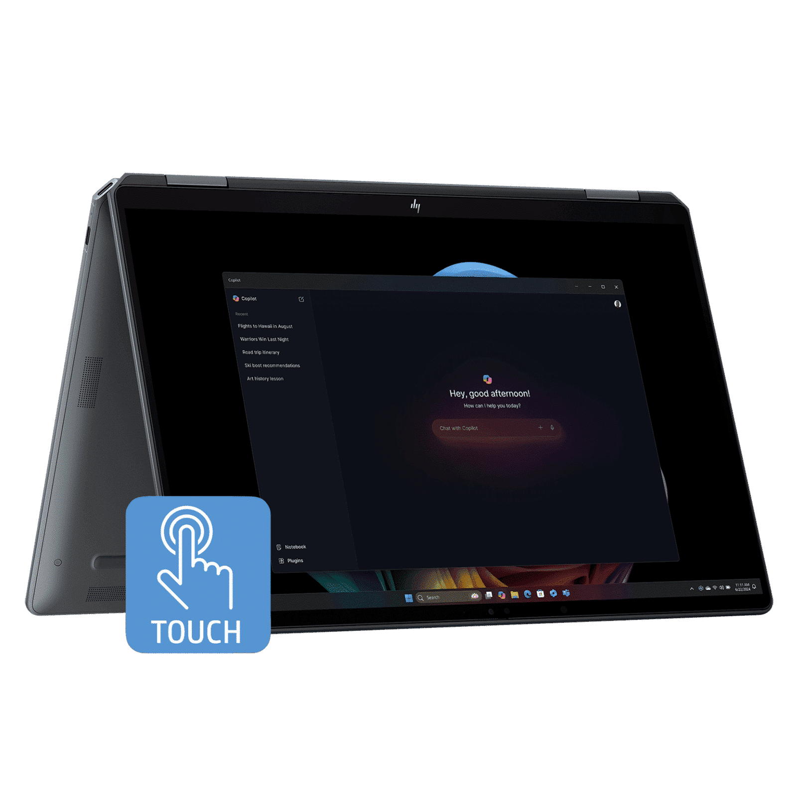 HP OmniBook Ultra Flip 14-fh0026TU Intel Core Ultra 7 Touchscreen Thin & Light Laptop (16GB, 1TB SSD, Windows 11 Home, 14 inch OLED Display, MS Office 2021, Eclipse Gray, 1.34 KG)_12