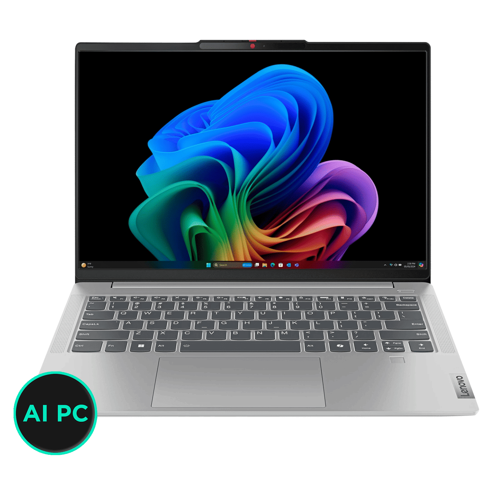 Lenovo Ideapad Slim 5x Snapdragon X Plus 9th Gen Thin & Light Laptop (16GB, 1TB SSD, Windows 11 Home, 14 inch WUXGA IPS Display, MS Office 2021, Cloud Grey, 1.48 KG)_1