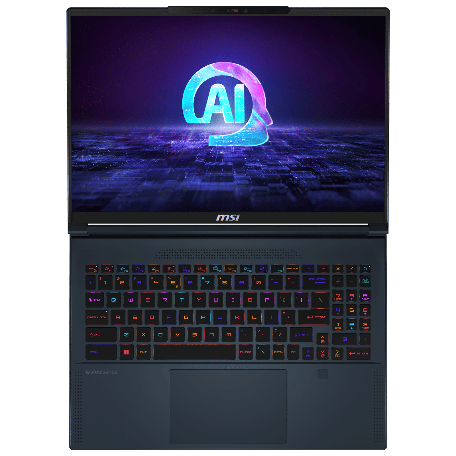 MSI Stealth 16 AI Studio A1VGG 057IN Intel Core Ultra 9 Gaming Laptop (32GB, 2TB SSD, Windows 11 Home, 8GB Graphics, 16 inch 240 Hz QHD Plus Display, NVIDIA GeForce RTX 4070, Star Blue, 1.99 KG)_7