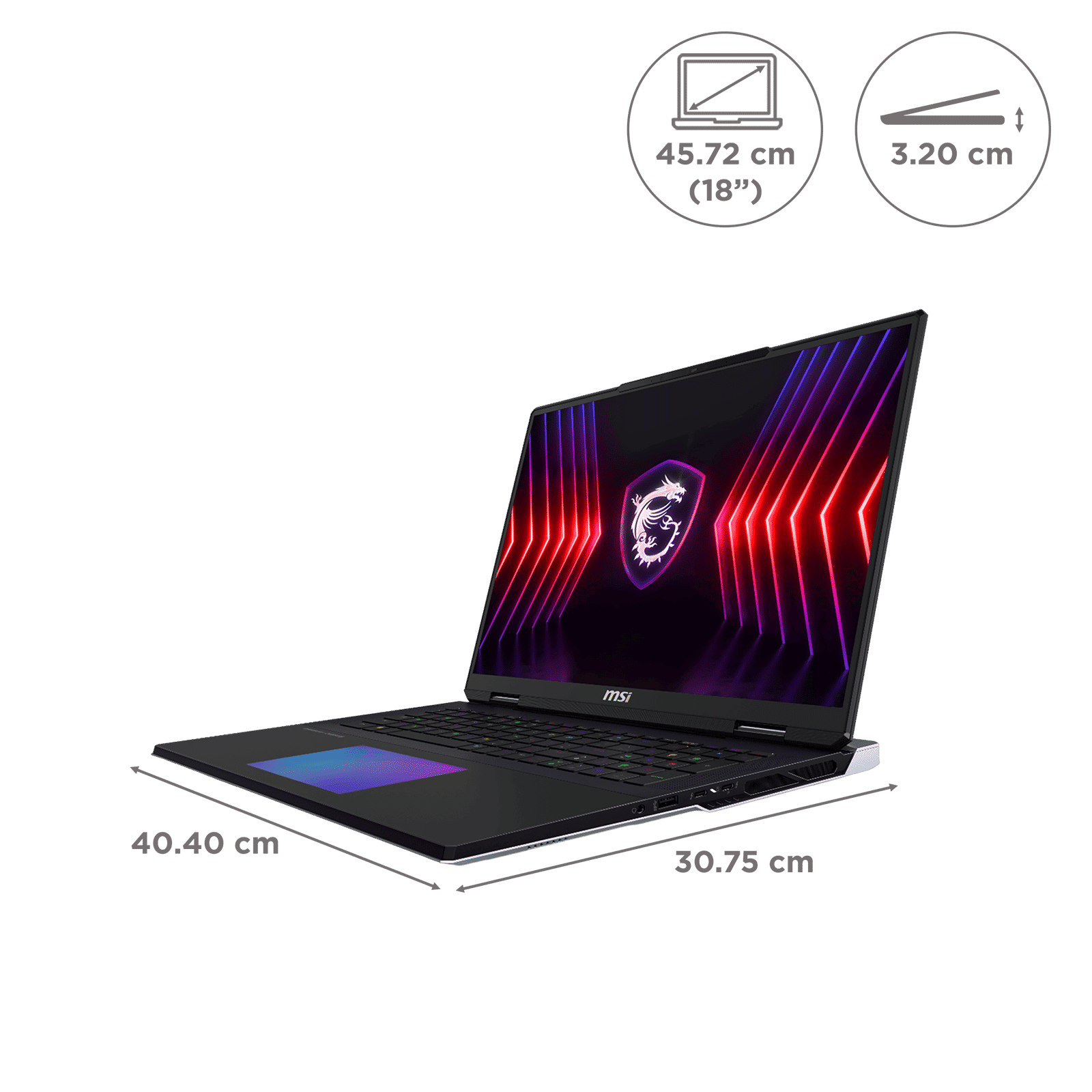 MSI Titan 18 HX A14VIG Intel Core i9 14th Gen Gaming Laptop (64GB, 4TB SSD, Windows 11 Home, 16GB Graphics, 18 inch 120 Hz UHD Plus IPS-Level Display, NVIDIA GeForce RTX 4090, Core Black, 3.6 KG) MSI Titan 18 HX A14VIG Intel Core i9 14th Gen Gaming Laptop (64GB, 4TB SSD, Windows 11 Home, 16GB Graphics, 18 inch 120 Hz UHD Plus IPS-Level Display, NVIDIA GeForce RTX 4090, Core Black, 3.6 KG)_2