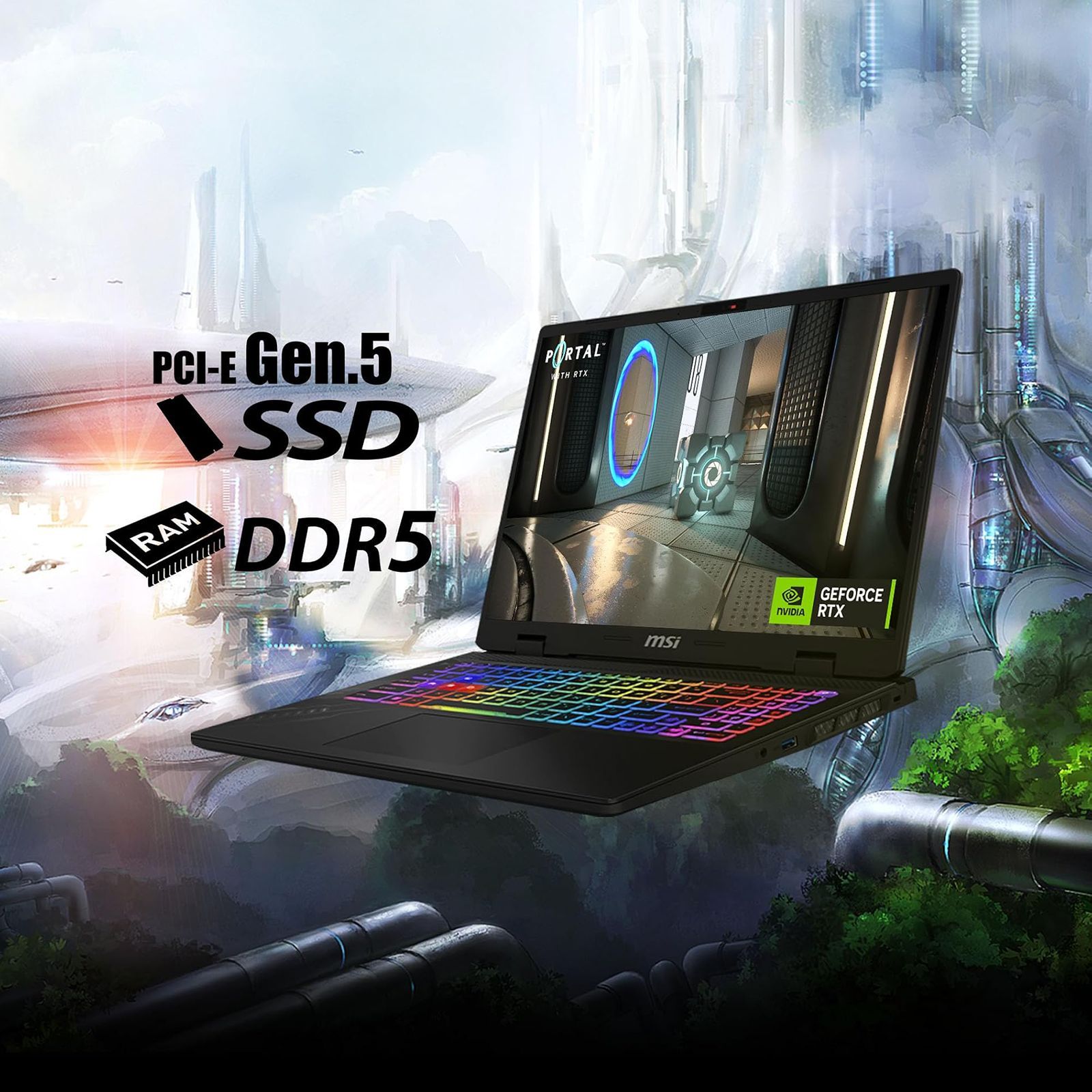 MSI Crosshair 16 HX D14VGKG Intel Core i7 14th Gen Gaming Laptop (32GB, 1TB SSD, Windows 11 Home, 8GB Graphics, 16 inch 240 Hz QHD Plus IPS Level Panel Display, NVIDIA GeForce RTX 4070, Cosmos Gray, 2.5 KG)_11