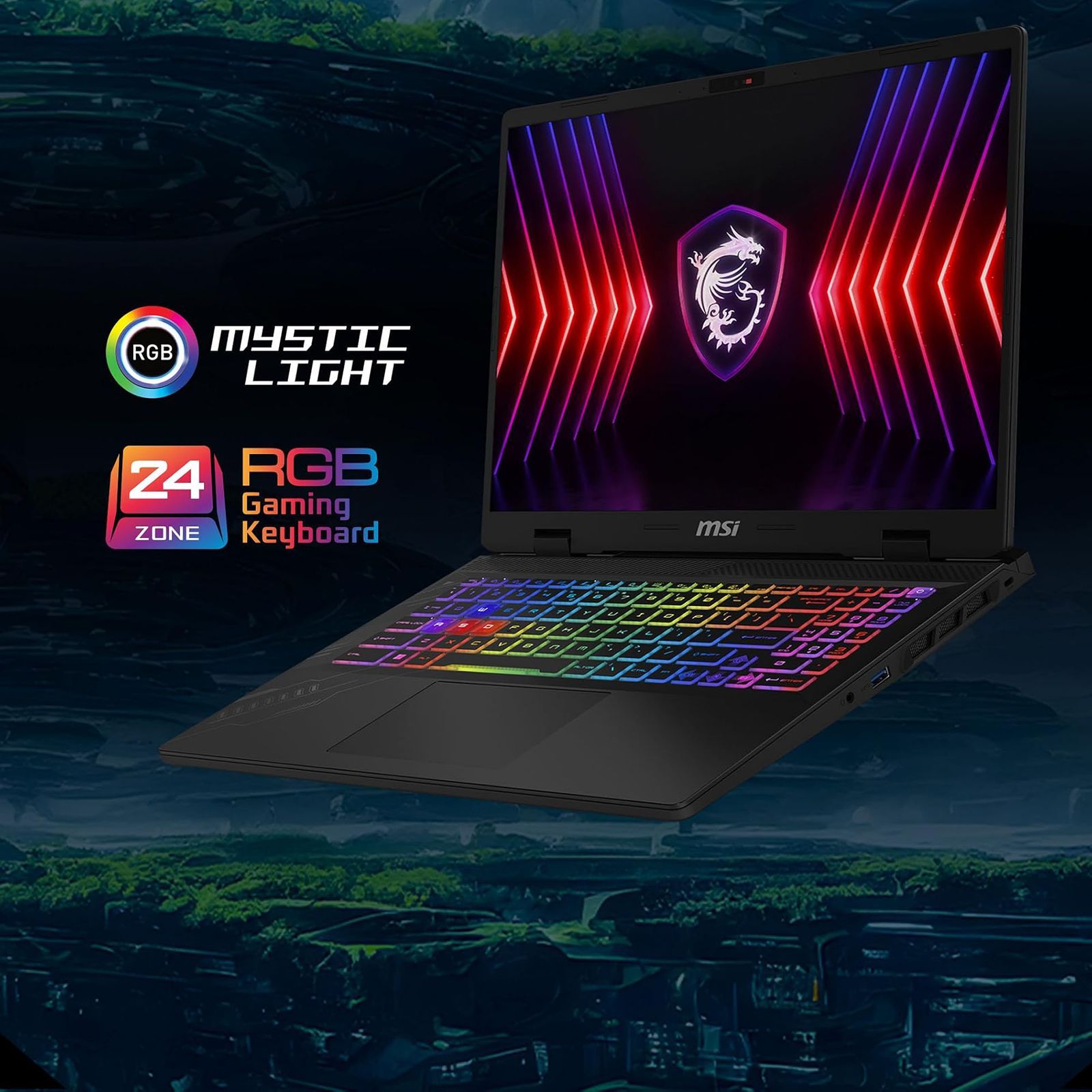 MSI Crosshair 16 HX D14VGKG Intel Core i7 14th Gen Gaming Laptop (32GB, 1TB SSD, Windows 11 Home, 8GB Graphics, 16 inch 240 Hz QHD Plus IPS Level Panel Display, NVIDIA GeForce RTX 4070, Cosmos Gray, 2.5 KG)_15