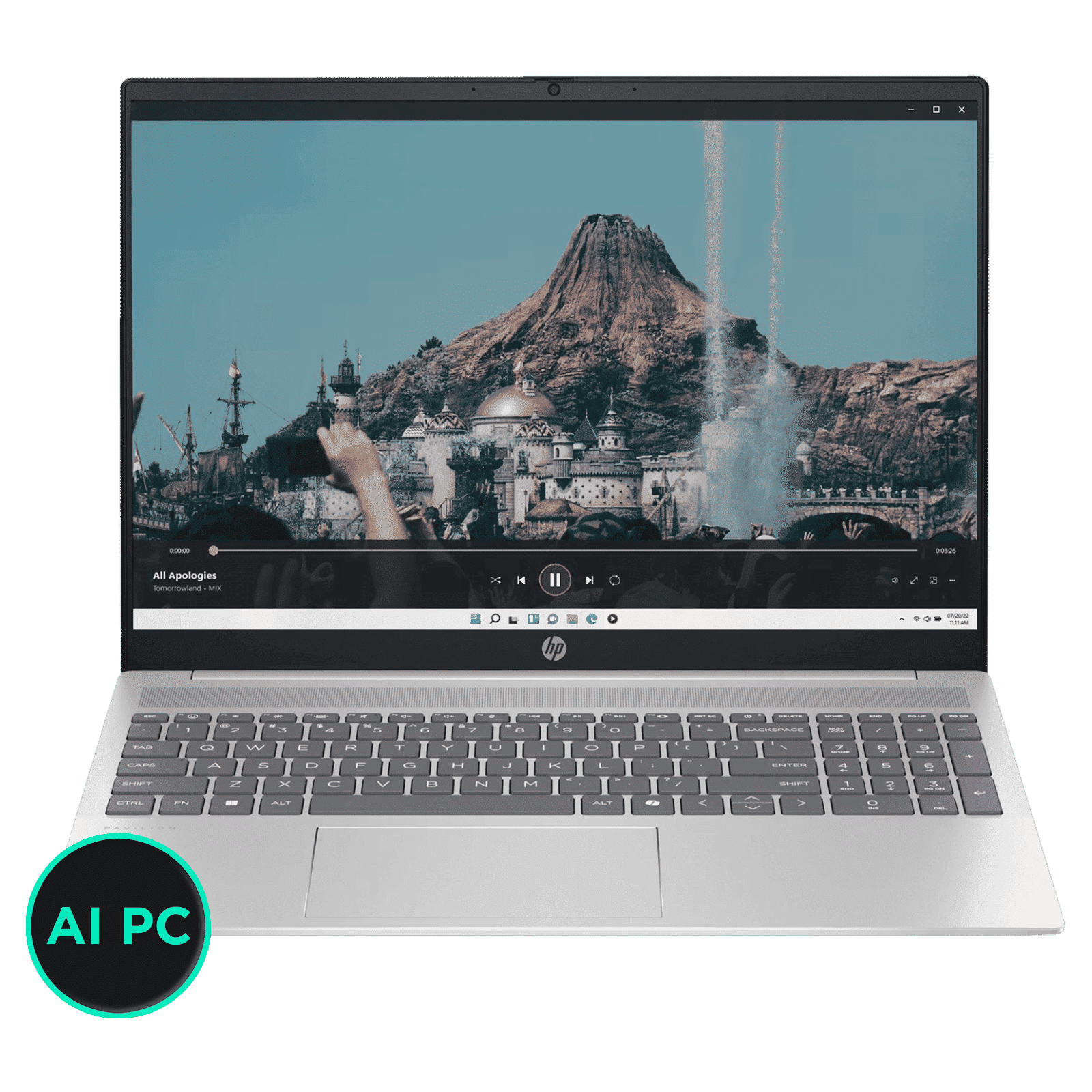 HP Pavilion 16-af0028TU Intel Core Ultra 7 155U Laptop Thin & Light (16GB, 512GB SSD, Windows 11 Home, 16 inch WUXGA Display, MS Office 2021, Natural Silver Aluminum, 1.77 KG)_1