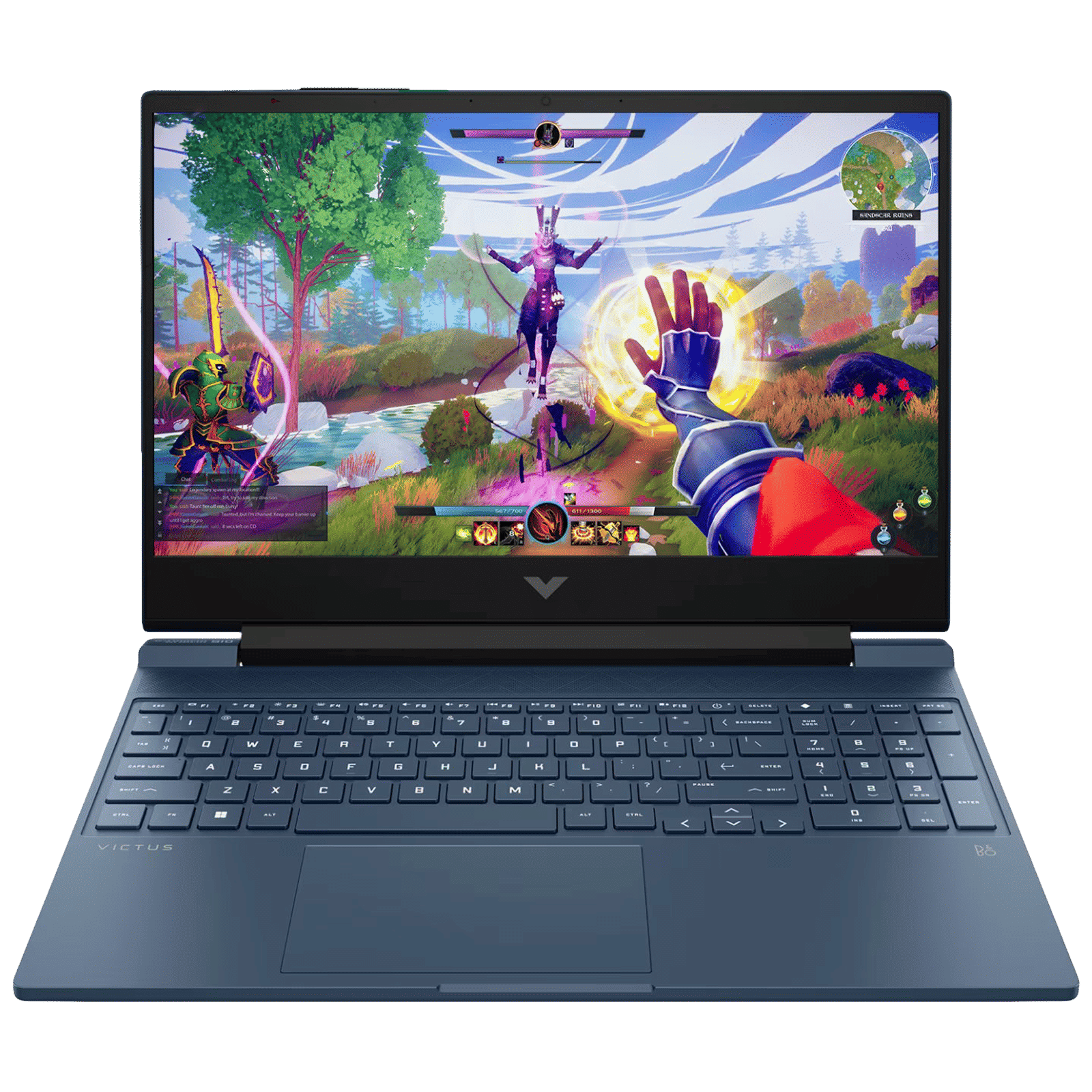 HP Victus Intel Core i5 13th Gen Gaming Laptop (16GB, 512GB SSD, Windows 11 Home, 4GB Graphics, 15.6 inch 144 Hz Full HD IPS Display, NVIDIA GeForce RTX 2050, Performance Blue, 2.29 KG)_1