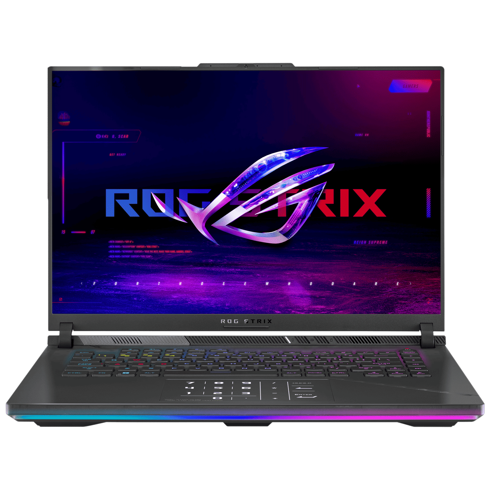 ASUS ROG Strix SCAR 16 G634JZR-CM932WS Intel Core i9 14th Gen Gaming Laptop (32GB, 2TB SSD, Windows 11 Home, 12GB Graphics, 16 inch 240 Hz WQXGA Display, NVIDIA GeForce RTX 4080, MS Office Home and Student 2021, Off Black, 2.65 KG)_1