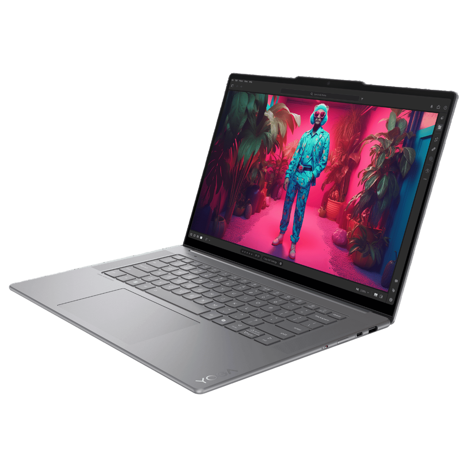 Lenovo Yoga Slim 7 Intel Core Ultra 7 258V Touchscreen Thin & Light Laptop (32GB, 1TB SSD, Windows 11 Home, 15.3 inch WQXGA+ IPS Display, MS Office 2024, Luna Grey, 1.53 KG) Lenovo Yoga Slim 7 Intel Core Ultra 7 258V Touchscreen Thin & Light Laptop (32GB, 1TB SSD, Windows 11 Home, 15.3 inch WQXGA+ IPS Display, MS Office 2024, Luna Grey, 1.53 KG)_4