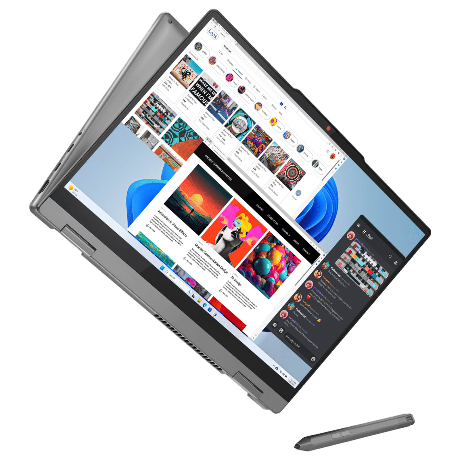 Lenovo IdeaPad 5 14IRH9 Intel Core i5 13th Gen Touchscreen 2-in-1 Laptop (16GB, 512GB SSD, Windows 11 Home, 14 inch WUXGA IPS Display, MS Office 2024, Luna Grey, 1.6 KG)_9