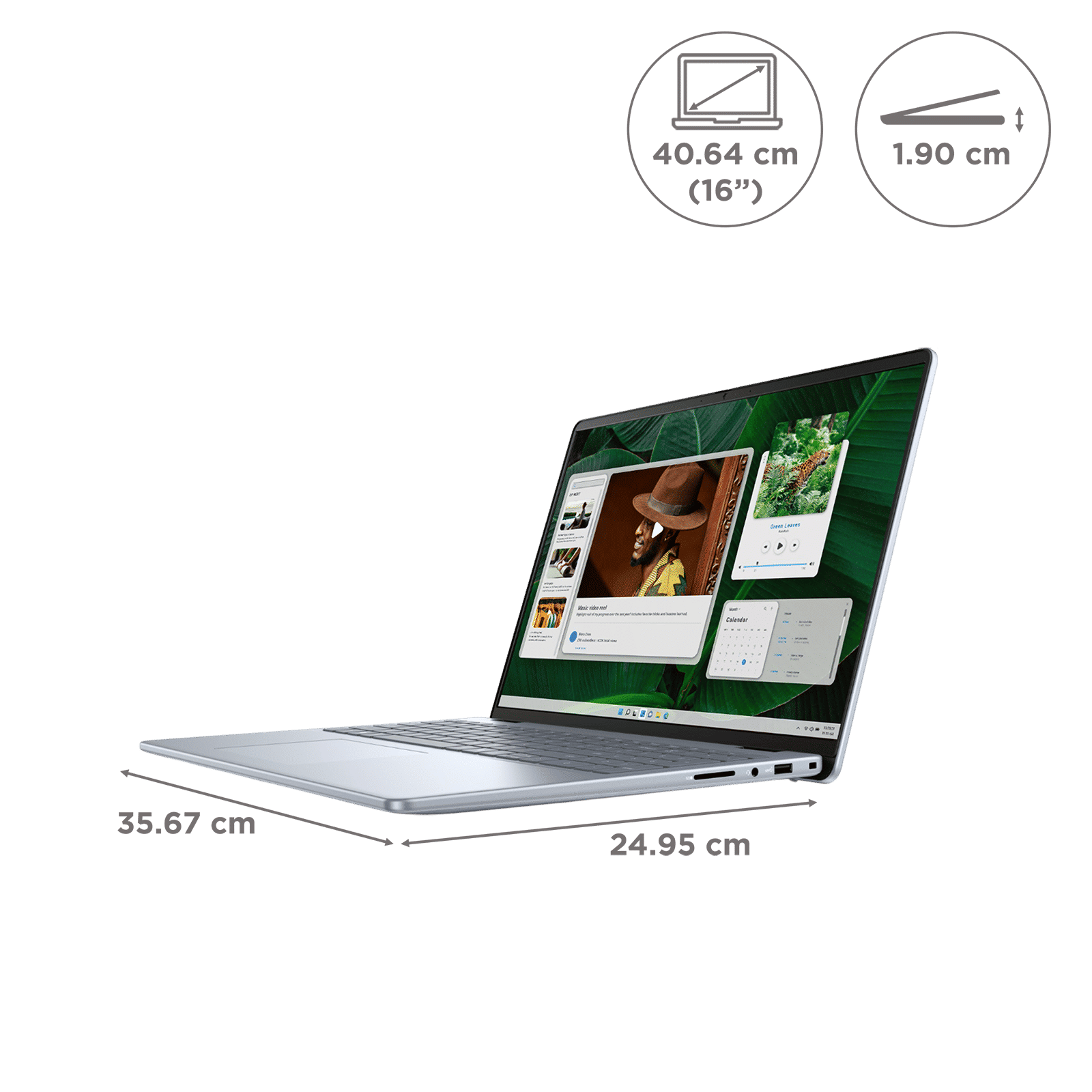 Dell Inspiron 16 5640 Intel Core i5 13th Gen Thin & Light Laptop (16GB, 512GB SSD, Windows 11 Home, 16 inch Full HD Plus IPS Display, MS Office 2021, Ice Blue, 1.87 KG)_2