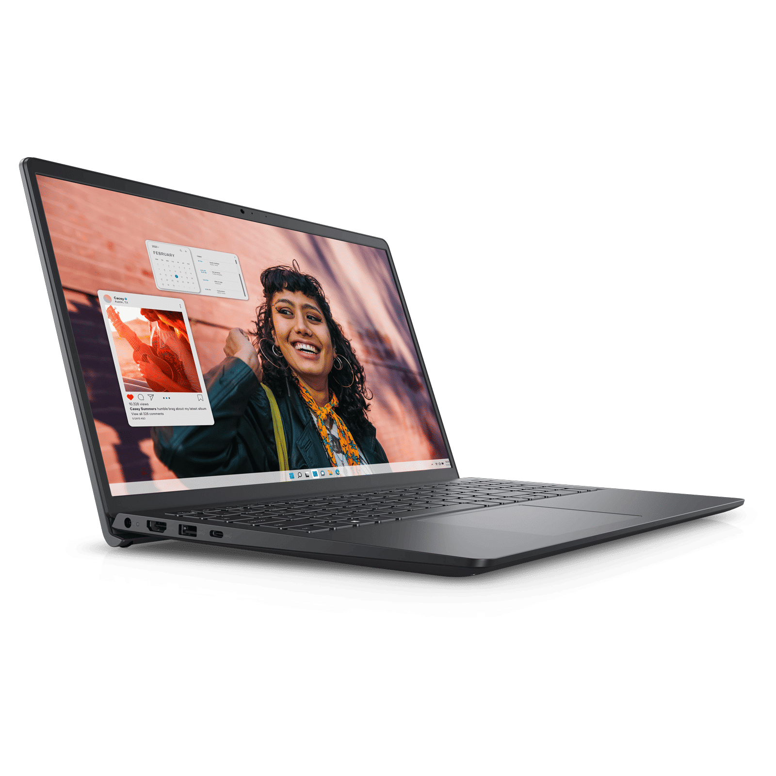 DELL Inspiron 15 3530 Intel Core i3 13th Gen Thin & Light Laptop (8GB RAM, 512GB SSD, Windows 11 Home, 15.6 inch Full HD IPS Display, MS Office Home 2024, Carbon Black, 1.62 KG)_7