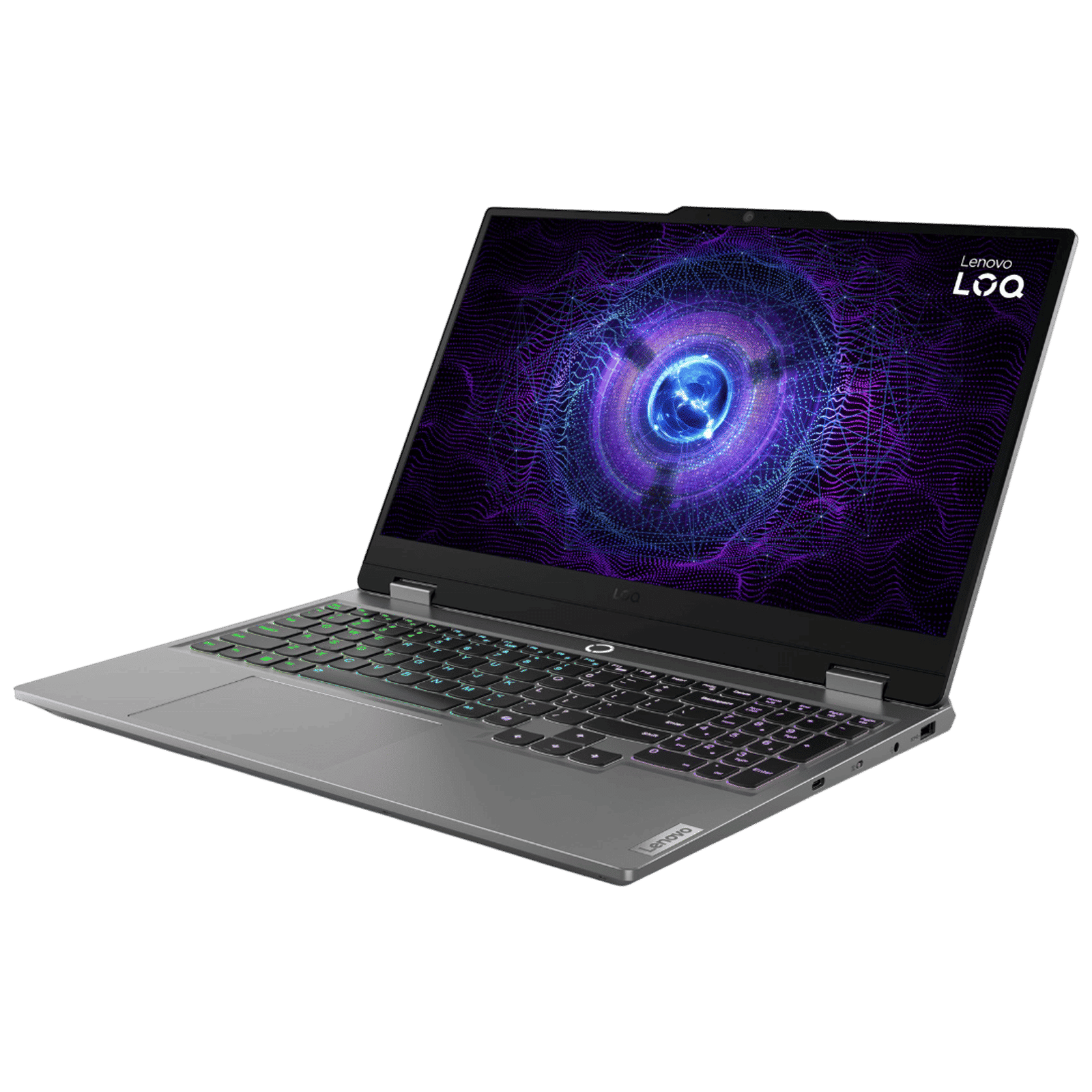Lenovo LOQ 15IAX9 Intel Core i5 12th Gen Gaming Laptop (12GB, 512GB SSD, Windows 11 Home, 4GB Graphics, 15.6 inch 144 Hz IPS Display, NVIDIA GeForce RTX 2050, MS Office 2024, Luna Grey, 2.38 KG)_4