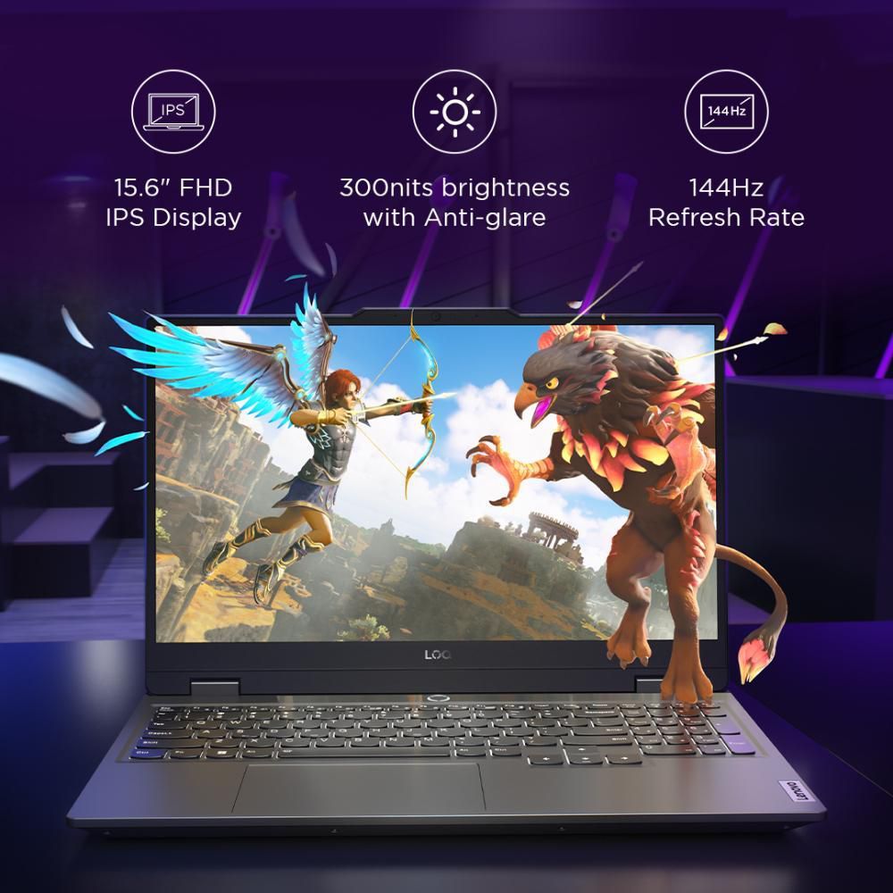 Lenovo LOQ 15IAX9 Intel Core i5 12th Gen Gaming Laptop (16GB, 512GB SSD, Windows 11 Home, 6GB Graphics, 15.6 inch 144 Hz IPS Display, NVIDIA GeForce RTX 3050, MS Office 2024, Luna Grey, 2.38 KG)_17