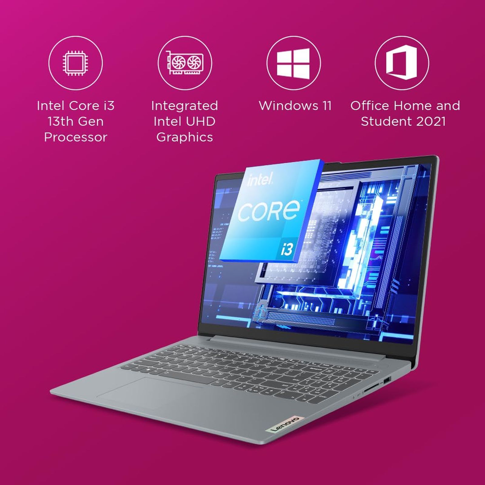 Lenovo Ideapad Slim 3 15IRU8 Intel Core i3 13th Gen Thin & Light Laptop (8GB, 512GB SSD, Windows 11 Home, 15.6 inch Full HD IPS Display, MS Office 2021, Arctic Grey, 1.62 KG) Lenovo Ideapad Slim 3 15IRU8 Intel Core i3 13th Gen Thin & Light Laptop (8GB, 512GB SSD, Windows 11 Home, 15.6 inch Full HD IPS Display, MS Office 2021, Arctic Grey, 1.62 KG)_8