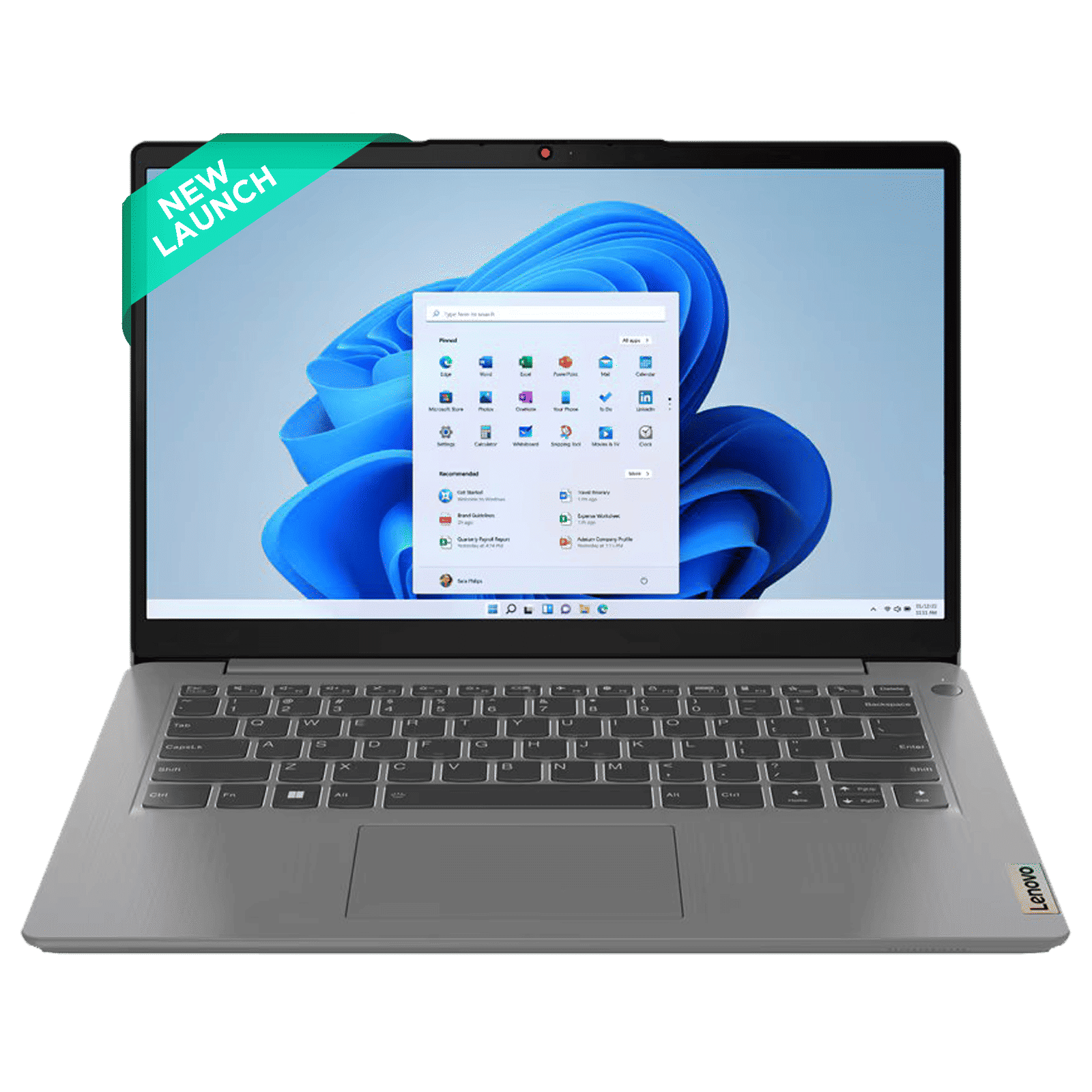 Lenovo IdeaPad 3 14IAU7 Intel Core i3 12th Gen Thin & Light Laptop (8GB, 512GB SSD, Windows 11 Home, 14 inch Full HD Display, MS Office 2021, Arctic Grey, 1.43 KG)_1