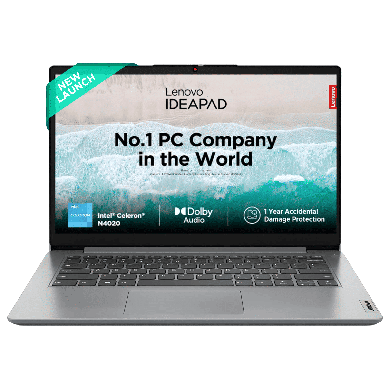 Lenovo IdeaPad 1 14IGL7 Intel Celeron N4020 Thin & Light Laptop (8GB, 512GB SSD, Windows 11 Home, 14 inch HD Display, MS Office 2021, Cloud Grey, 1.3 KG)_1