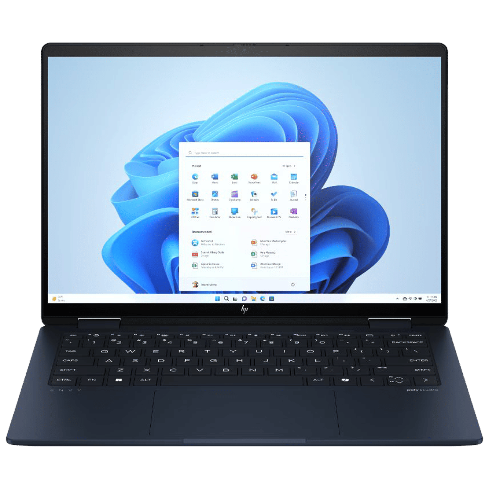 HP Envy X360 Intel Core Ultra 7 Touchscreen 2-in-1 Laptop (16GB, 512GB SSD, Windows 11, 14 inch OLED Display, MS Office Home & Student 2021, Atmospheric Blue, 3.5 KG)_4