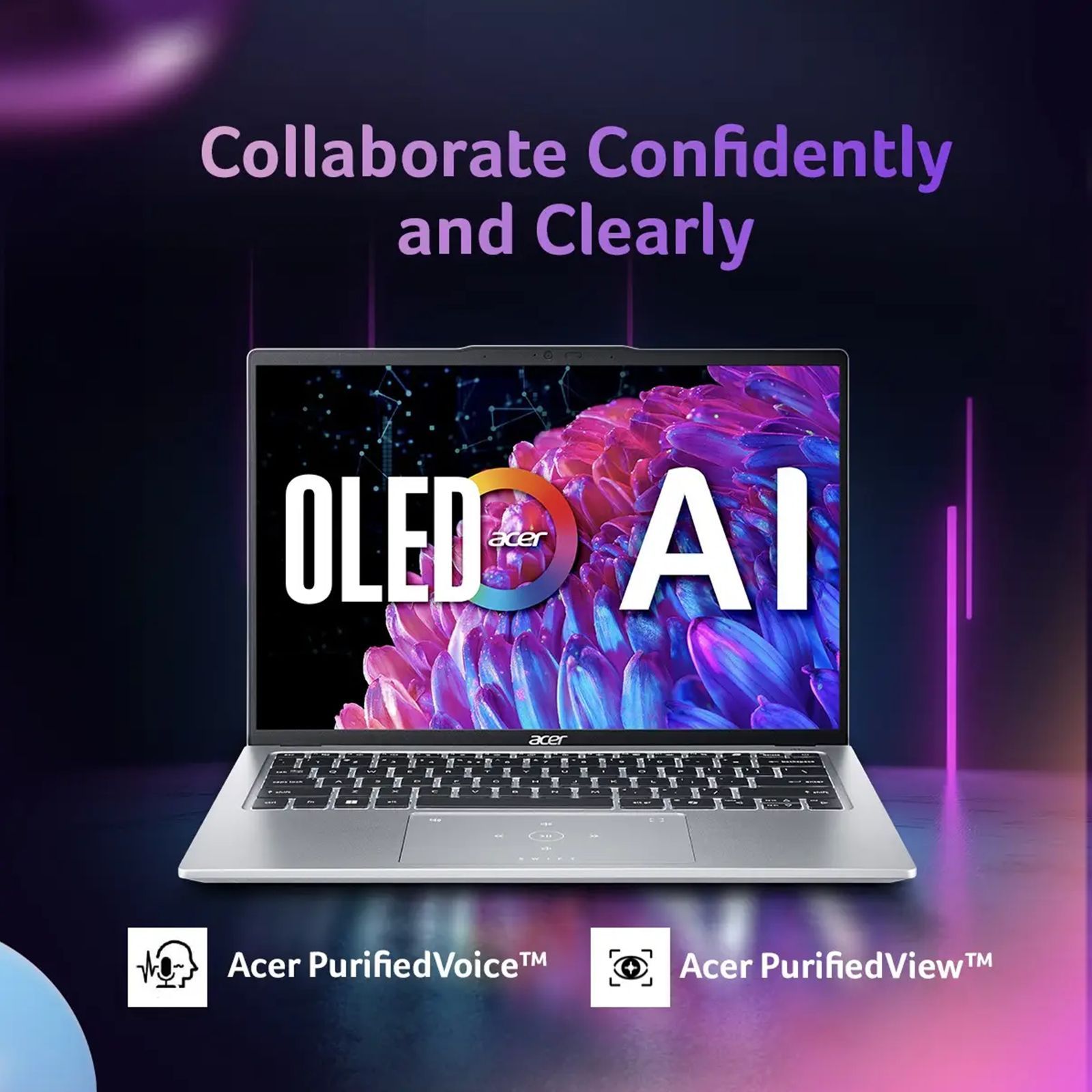 Acer Swift Go 14 Intel Core Ultra 5 Thin & Light Laptop (16GB, 512GB SSD, Windows 11 Home, 14 inch OLED WUXGA Display, MS Office, Pure Silver, 1.32 KG) Acer Swift Go 14 Intel Core Ultra 5 Thin & Light Laptop (16GB, 512GB SSD, Windows 11 Home, 14 inch OLED WUXGA Display, MS Office, Pure Silver, 1.32 KG)_7