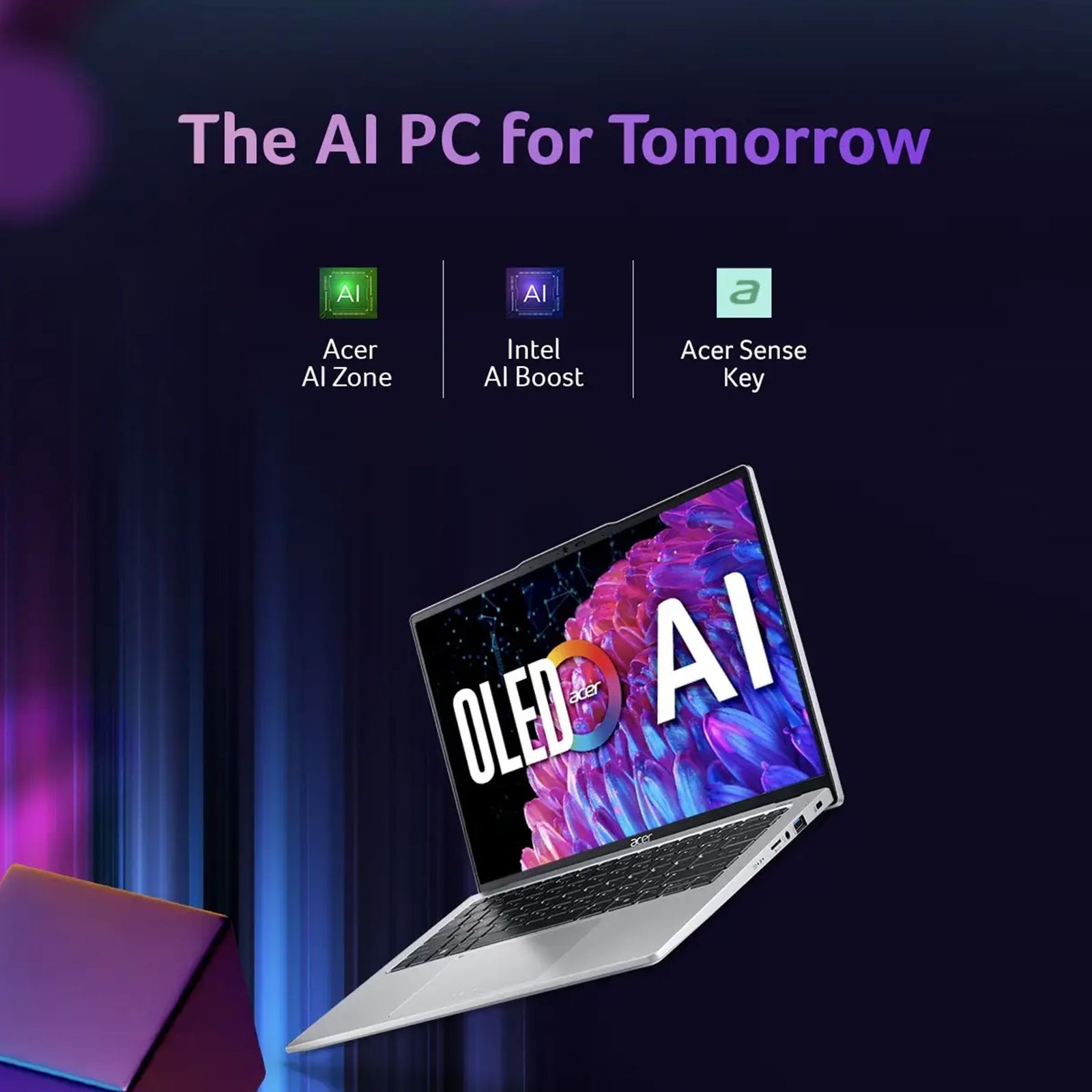 Acer Swift Go 14 Intel Core Ultra 5 Thin & Light Laptop (16GB, 512GB SSD, Windows 11 Home, 14 inch OLED WUXGA Display, MS Office, Pure Silver, 1.32 KG) Acer Swift Go 14 Intel Core Ultra 5 Thin & Light Laptop (16GB, 512GB SSD, Windows 11 Home, 14 inch OLED WUXGA Display, MS Office, Pure Silver, 1.32 KG)_4