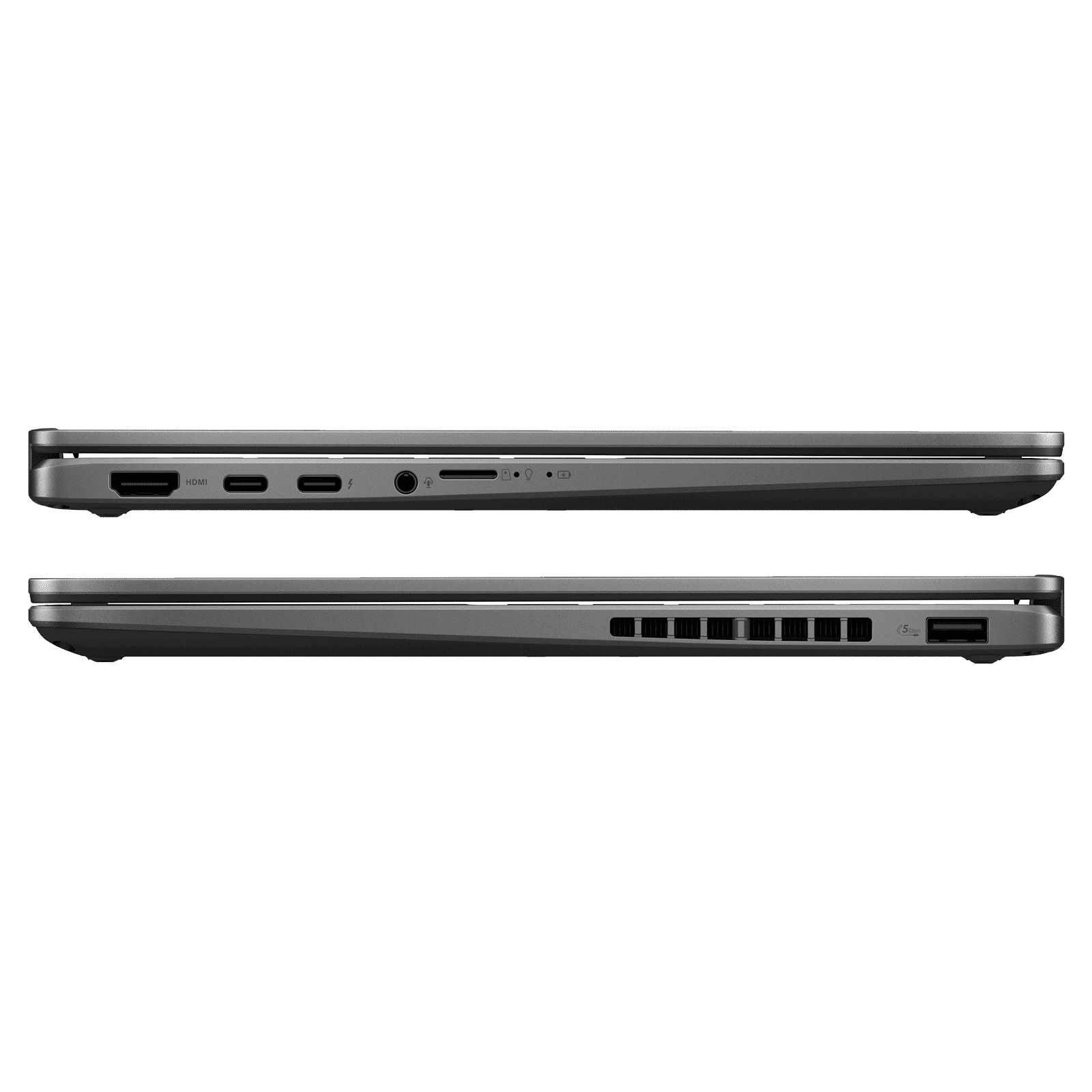 ASUS Vivobook 1 Flip Intel Core Ultra 7 256V Touchscreen 2-in-1 Laptop (16GB, 512GB SSD, Windows 11 Home, 14 inch OLED Display, MS Office Home 2024, Matte Gray, 1.57 KG)_4