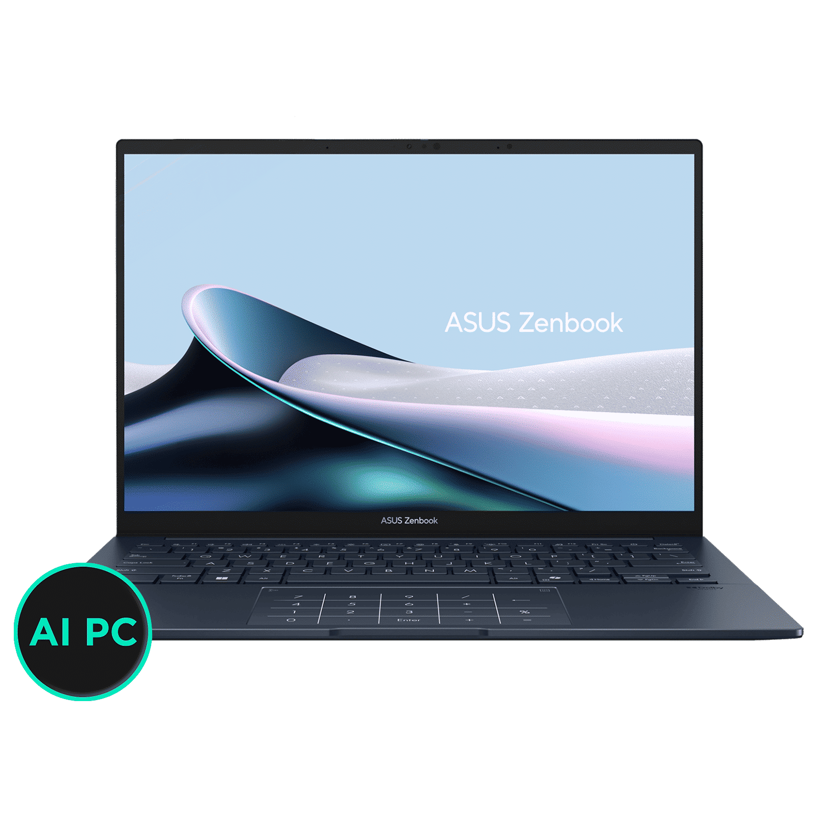 ASUS Zenbook 1 Intel Core Ultra 9 285H Touchscreen Notebook Laptop (32GB, 1TB SSD, Windows 11 Home, 14 inch OLED Display, MS Office 2024, Ponder Blue, 1.28 KG)_1