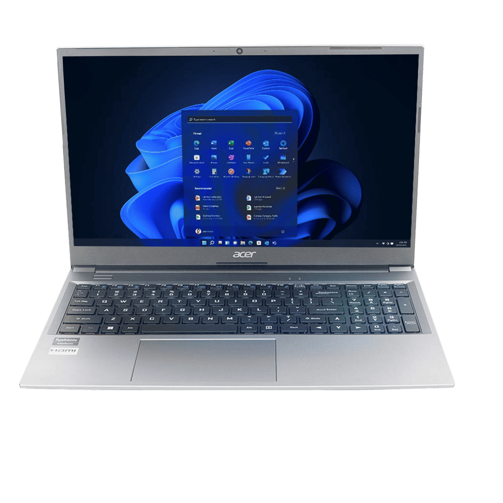 acer Aspire Lite AL15-41 AMD Ryzen 5 7430U Thin & Light Laptop (16GB, 512GB SSD, Windows 11 Home, 15.6 inch Full HD TN Display, MS Office Home & Student 2021, Steel Grey, 1.59 KG)_1