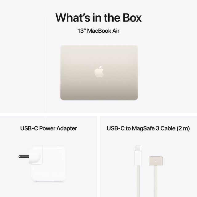 Buy Apple MacBook Air (13.6 inch, M4, 16GB, 256GB, macOS, Starlight ...