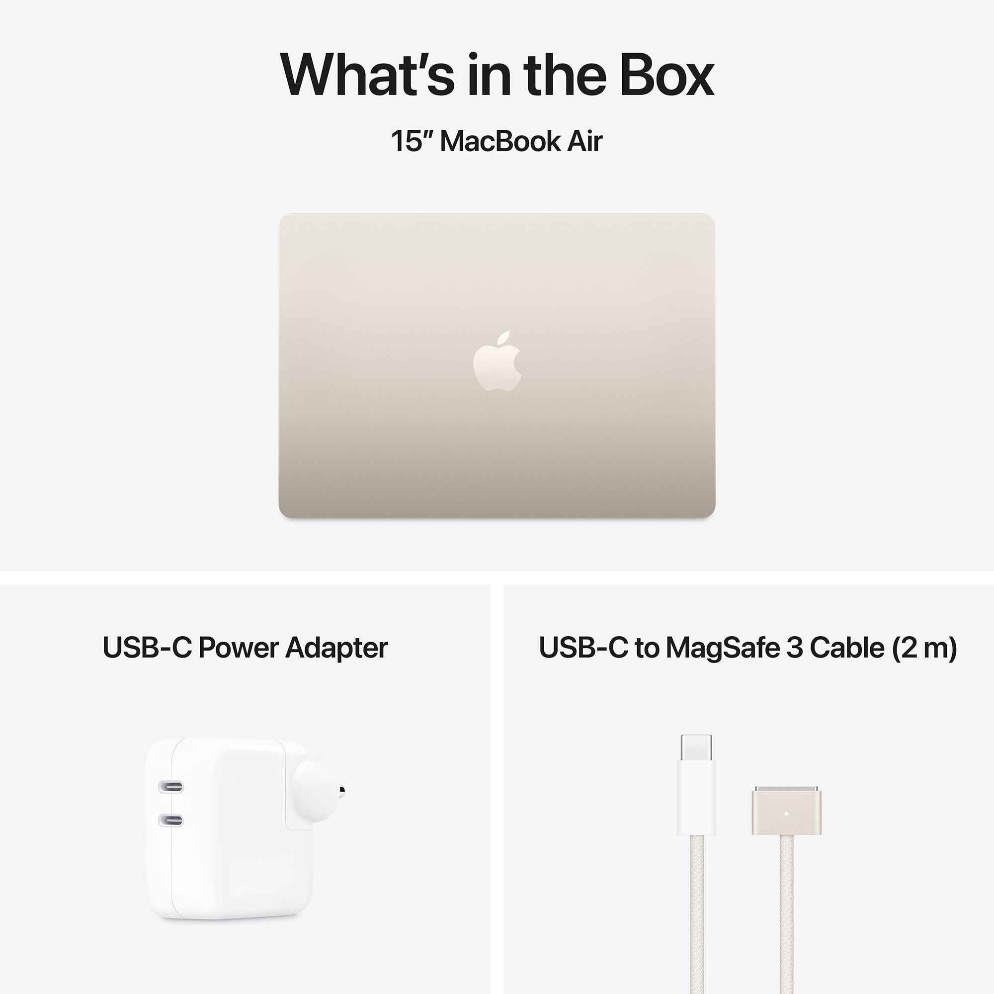 Apple MacBook Air (15.3 inch, M4, 16GB, 256GB, macOS, Starlight) Apple MacBook Air (15.3 inch, M4, 16GB, 256GB, macOS, Starlight)_11