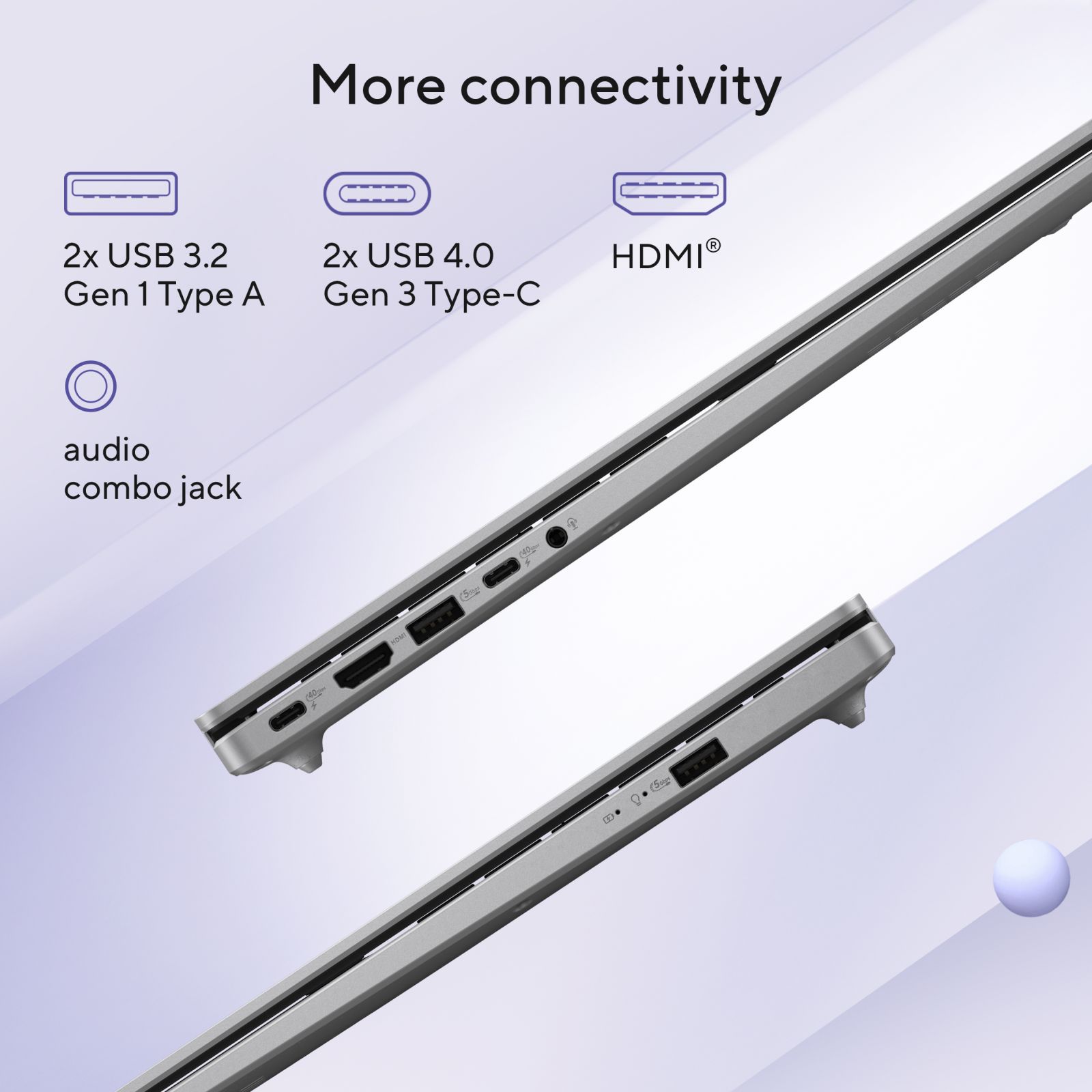 ASUS Vivobook 16 Snapdragon X X1 26 100 Thin & Light Laptop (16GB, 512GB SSD, Windows 11 Home, 16 inch WUXGA Display, MS Office Home 2024, Cool Silver, 1.88 KG) _11