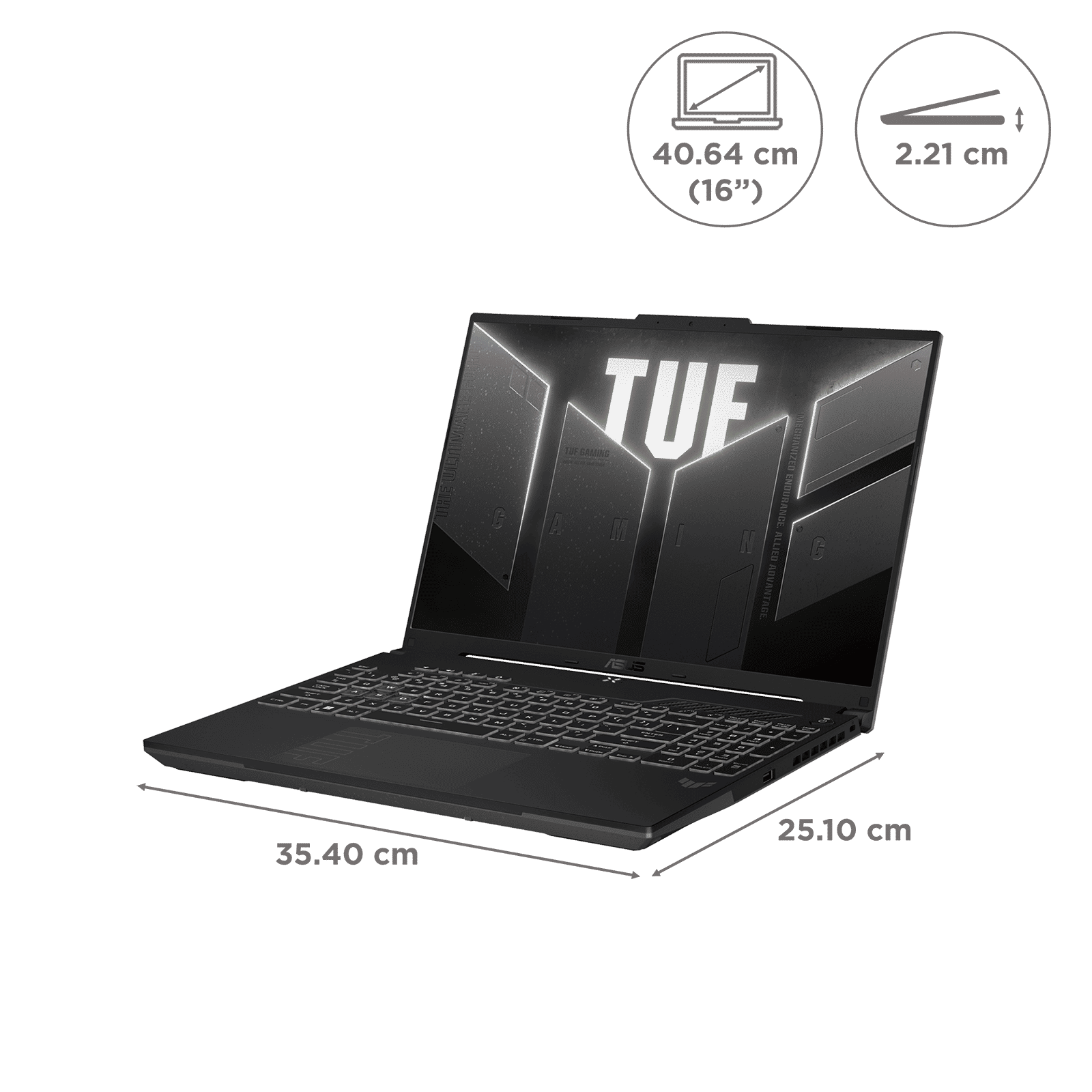 ASUS TUF F16 Intel Core 5 210H Gaming Laptop (16GB, 512GB SSD, Windows 11 Home, 4GB Graphics, 16 inch 144 Hz Full HD Plus Display, NVIDIA GeForce RTX 3050A, Mecha Gray, 2.2 KG) ASUS TUF F16 Intel Core 5 210H Gaming Laptop (16GB, 512GB SSD, Windows 11 Home, 4GB Graphics, 16 inch 144 Hz Full HD Plus Display, NVIDIA GeForce RTX 3050A, Mecha Gray, 2.2 KG)_2