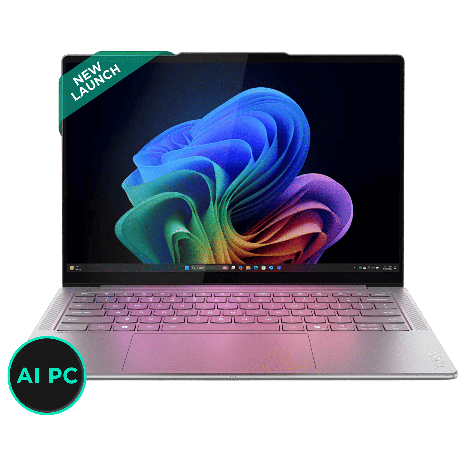 Lenovo Yoga Slim 7 14ILL10 Intel Core Ultra 5 228V Thin & Light Laptop (32GB, 1TB SSD, Windows 11 Home, 14 inch WUXGA OLED Display, MS Office Home 2024, Luna Grey, 1.19 KG)