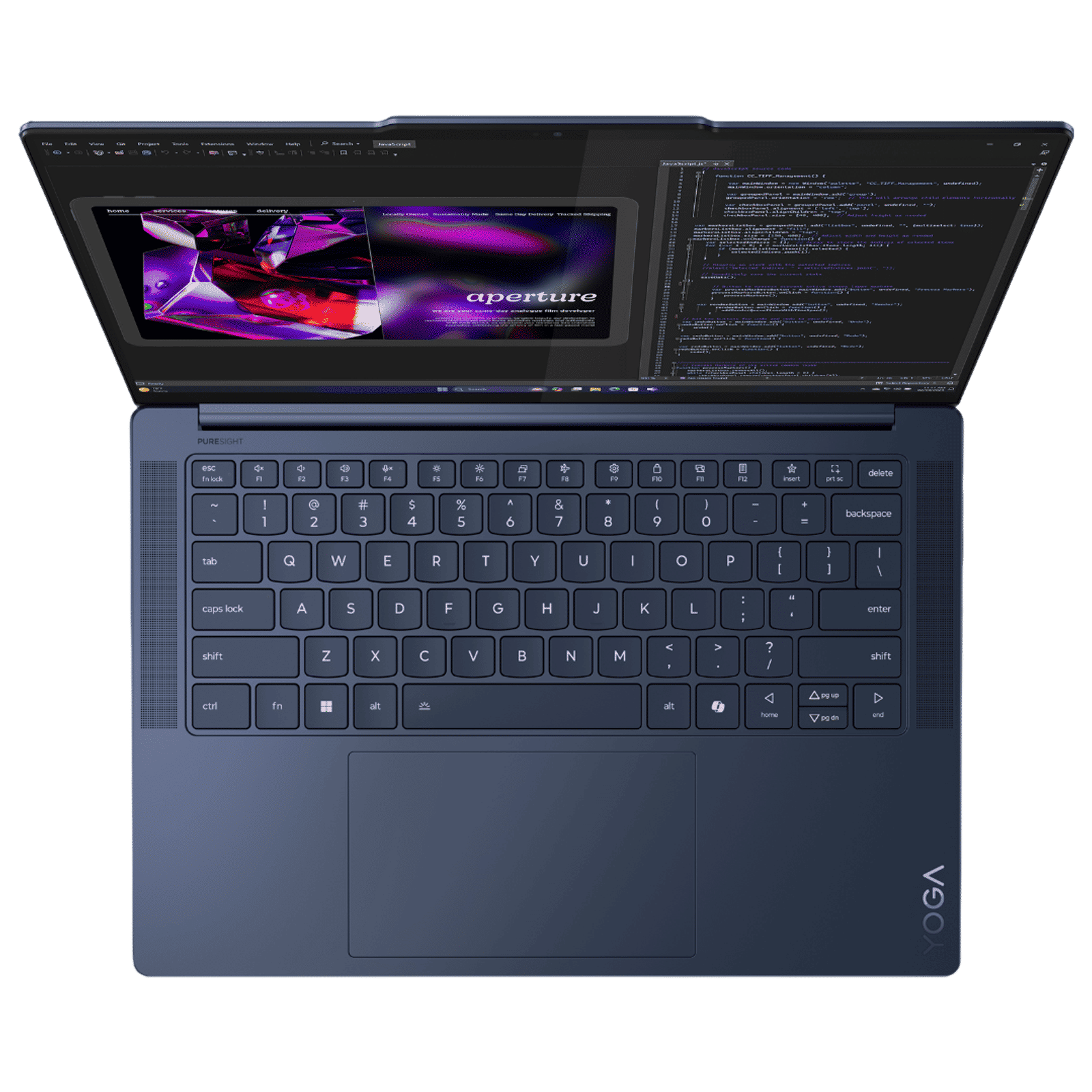 Lenovo Yoga Slim 7 14Q8X9 Snapdragon X Plus Touchscreen Thin & Light Laptop (32GB, 1TB SSD, Windows 11 Home, 14.5 inch 3K OLED Display, MS Office Home 2024, Cosmic Blue, 1.28 KG) Lenovo Yoga Slim 7 14Q8X9 Snapdragon X Plus Touchscreen Thin & Light Laptop (32GB, 1TB SSD, Windows 11 Home, 14.5 inch 3K OLED Display, MS Office Home 2024, Cosmic Blue, 1.28 KG)_7