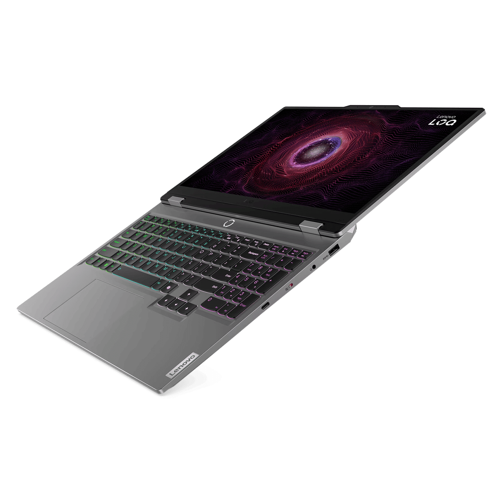 Lenovo LOQ 15ARP9 AMD Ryzen 7 Gaming Laptop (24GB, 512GB SSD, Windows 11 Home, 6GB Graphics, 15.6 inch 144Hz Full HD IPS Display, NVIDIA GeForce RTX 4050, MS Office Home 2024, Luna Grey, 2.38 KG)_9