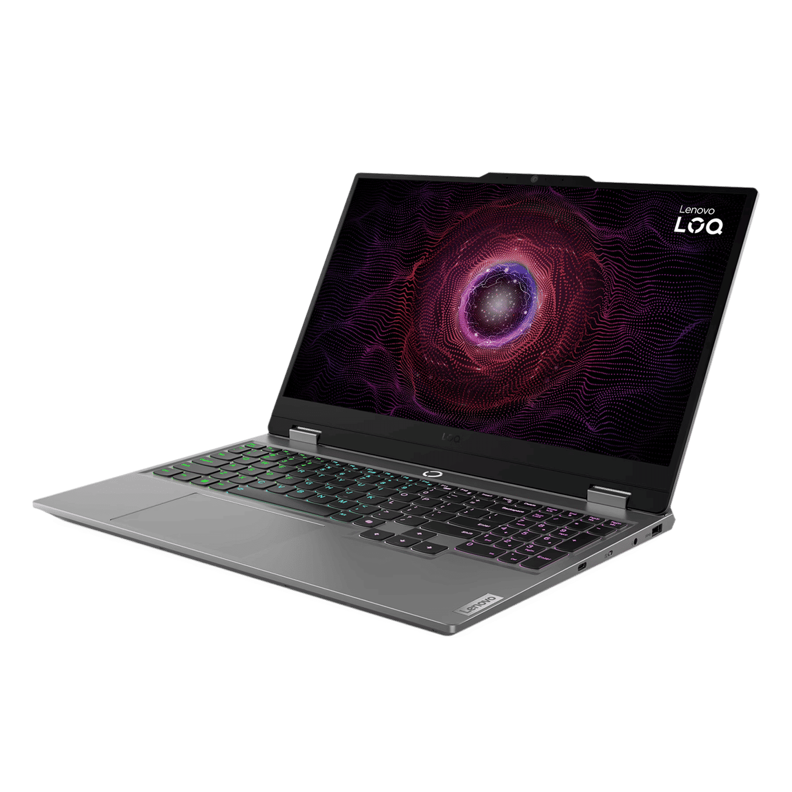 Lenovo LOQ 15ARP9 AMD Ryzen 7 Gaming Laptop (24GB, 512GB SSD, Windows 11 Home, 6GB Graphics, 15.6 inch 144Hz Full HD IPS Display, NVIDIA GeForce RTX 4050, MS Office Home 2024, Luna Grey, 2.38 KG)_4