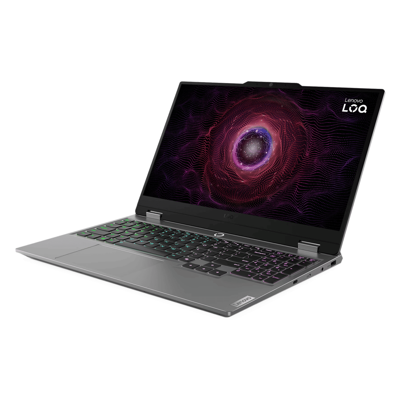 Lenovo LOQ 15ARP9 AMD Ryzen 5 Gaming Laptop (24GB, 512GB SSD, Windows 11 Home, 6GB Graphics, 15.6 inch 144 Hz Full HD IPS Display, NVIDIA GeForce RTX 3050, MS Office Home 2024, Luna Grey, 2.38 KG)_4