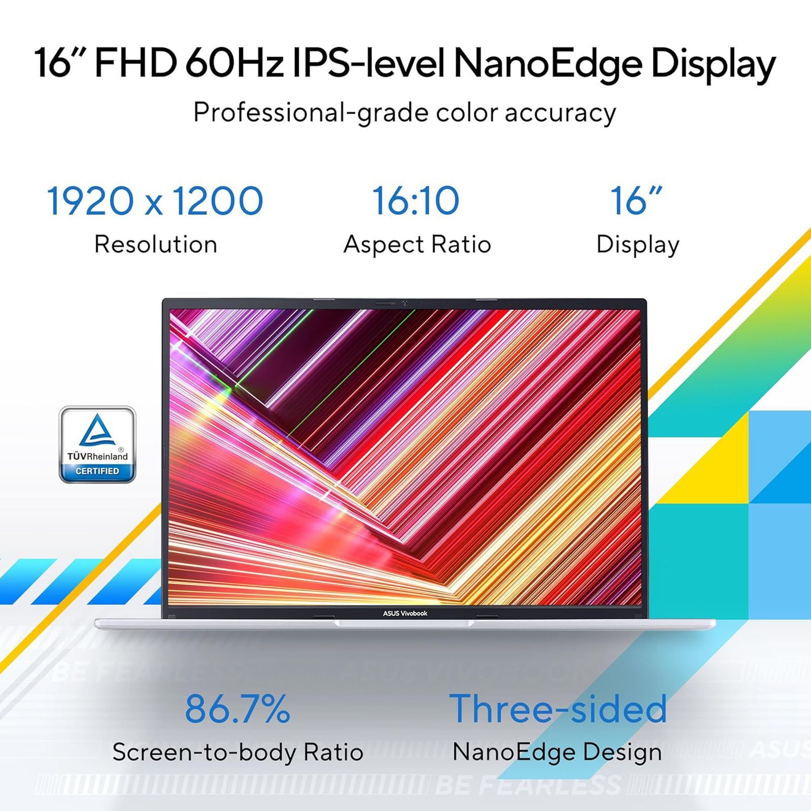 ASUS Vivobook 16 X1605VA-MB1627WS Intel Core i5 13th Gen Thin & Light Laptop (16GB, 512GB SSD, Windows 11 Home, 16 inch WUXGA IPS Display, MS Office 2024, Cool Silver, 1.88 KG) ASUS Vivobook 16 X1605VA-MB1627WS Intel Core i5 13th Gen Thin & Light Laptop (16GB, 512GB SSD, Windows 11 Home, 16 inch WUXGA IPS Display, MS Office 2024, Cool Silver, 1.88 KG)_10