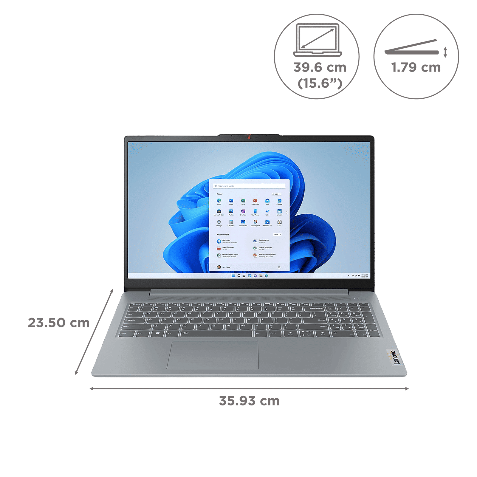 Lenovo IdeaPad Slim 3 15ABR8 AMD Ryzen 5 Thin & Light Laptop (16GB, 512GB SSD, Windows 11 Home, 15.6 inch Full HD Display, MS Office Home 2024, Arctic Grey, 1.62 KG) Lenovo IdeaPad Slim 3 15ABR8 AMD Ryzen 5 Thin & Light Laptop (16GB, 512GB SSD, Windows 11 Home, 15.6 inch Full HD Display, MS Office Home 2024, Arctic Grey, 1.62 KG)_2