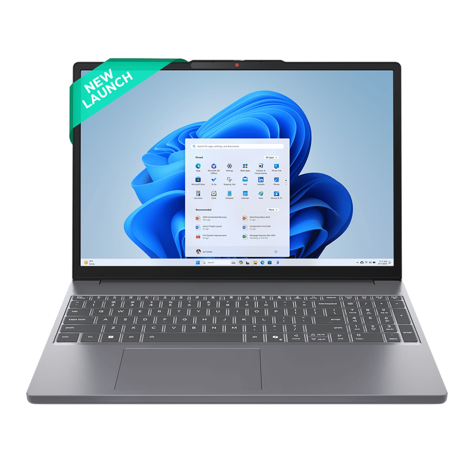 Lenovo IdeaPad Slim 3 15IRH10 Intel Core i7 13th Gen Thin & Light Laptop (16GB, 512GB SSD, Windows 11 Home, 15.3 inch WUXGA IPS Display, MS Office 2024, Luna Grey, 1.59 KG)