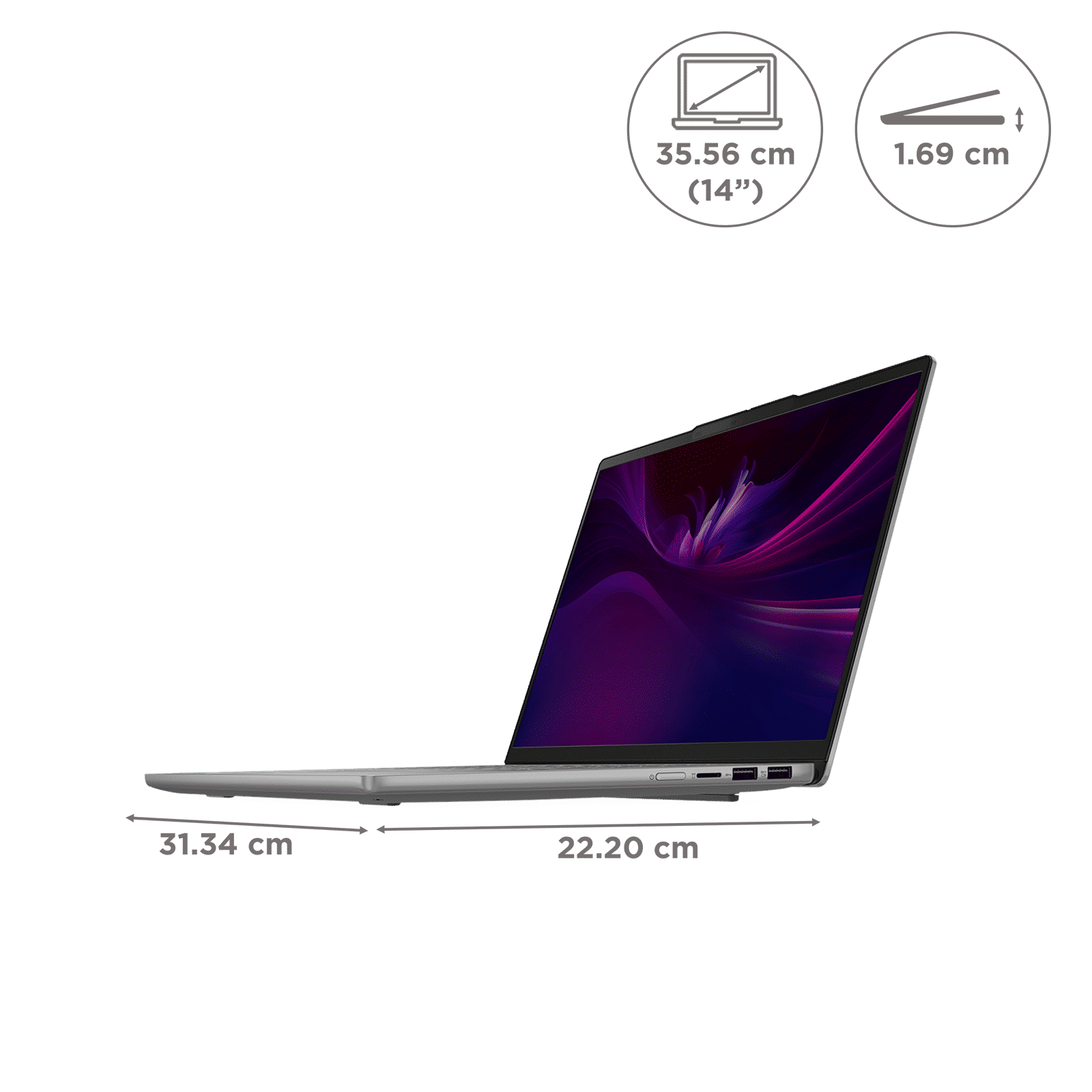 Lenovo IdeaPad Slim 5 14IRH10 Intel Core i5 13th Gen Thin & Light Laptop (16GB, 1TB SSD, Windows 11 Home, 14 inch WUXGA OLED Display, MS Office 2024, Luna Grey, 1.39 KG) Lenovo IdeaPad Slim 5 14IRH10 Intel Core i5 13th Gen Thin & Light Laptop (16GB, 1TB SSD, Windows 11 Home, 14 inch WUXGA OLED Display, MS Office 2024, Luna Grey, 1.39 KG)_2