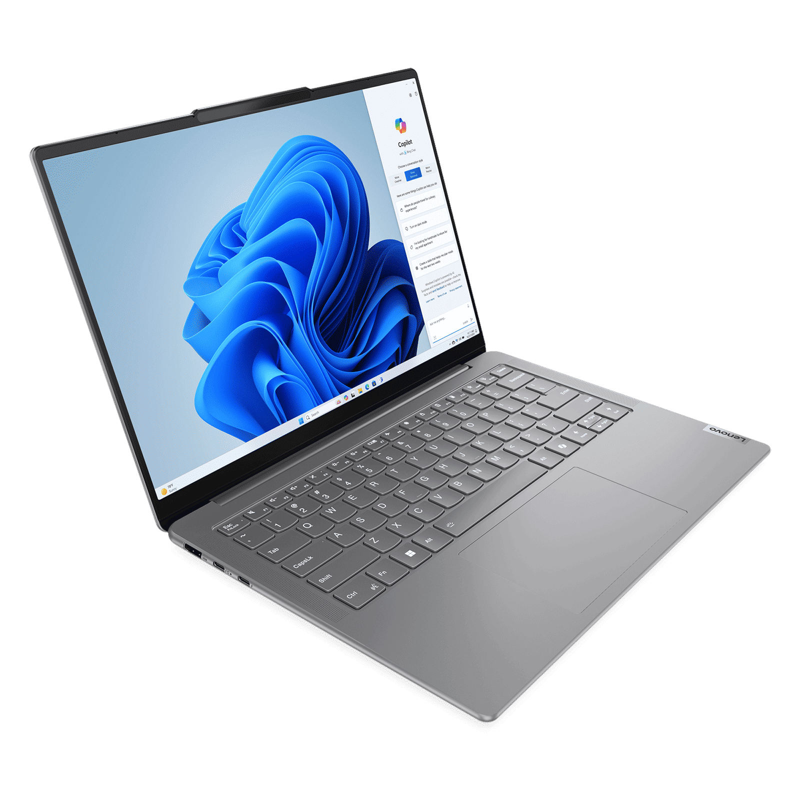 Lenovo Yoga Slim 7 14IMH9 Intel Core Ultra 5 Laptop (16GB, 1TB SSD, Windows 11 Home, 14 inch WUXGA OLED Display, MS Office 2024, Luna Grey, 1.39 KG) Lenovo Yoga Slim 7 14IMH9 Intel Core Ultra 5 Laptop (16GB, 1TB SSD, Windows 11 Home, 14 inch WUXGA OLED Display, MS Office 2024, Luna Grey, 1.39 KG)_5