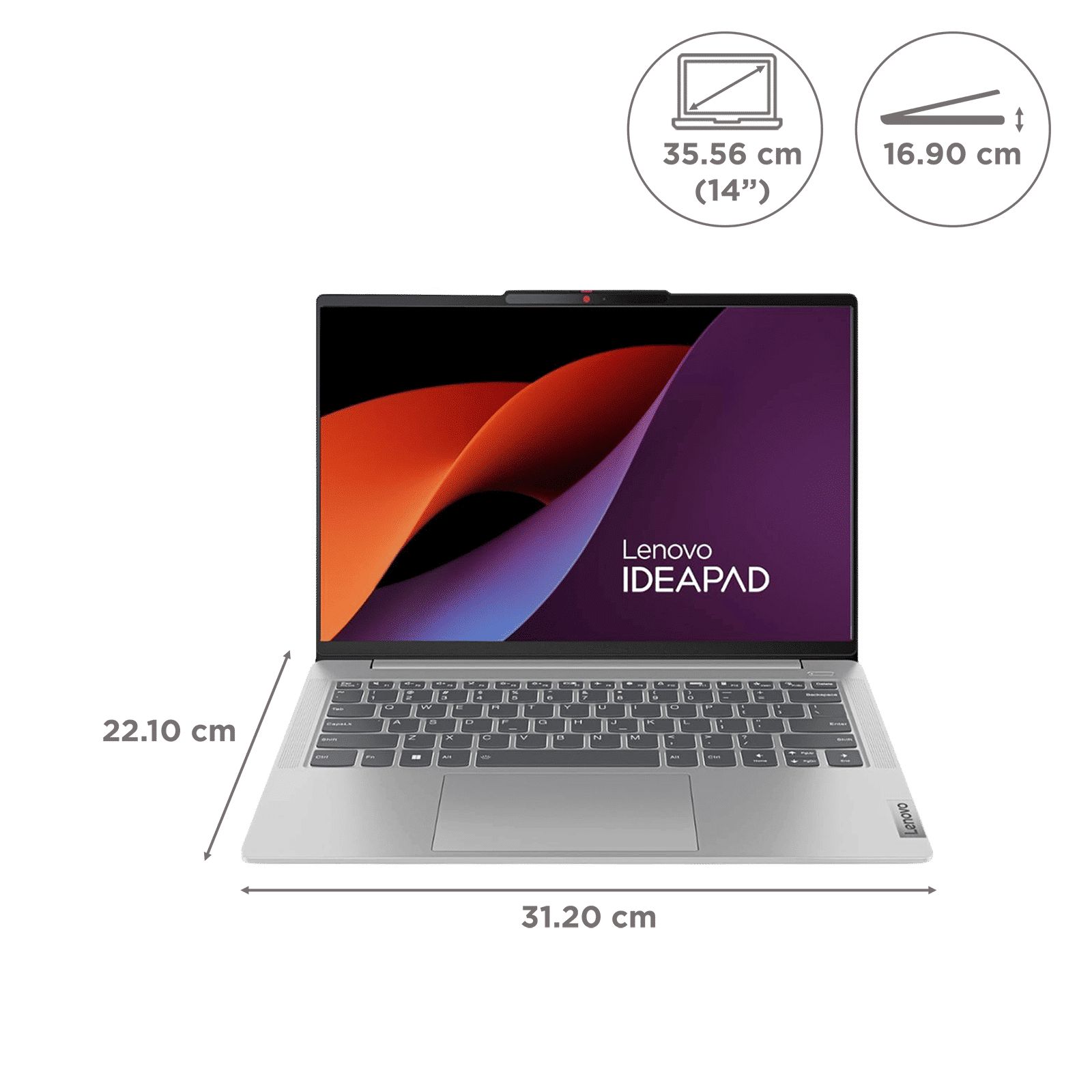 Lenovo IdeaPad Slim 5 14IMH9 Intel Core Ultra 5 Thin & Light Laptop (16GB, 1TB SSD, Windows 11 Home, 14 inch WUXGA OLED Display, MS Office Home 2024, 1.48 KG)_2