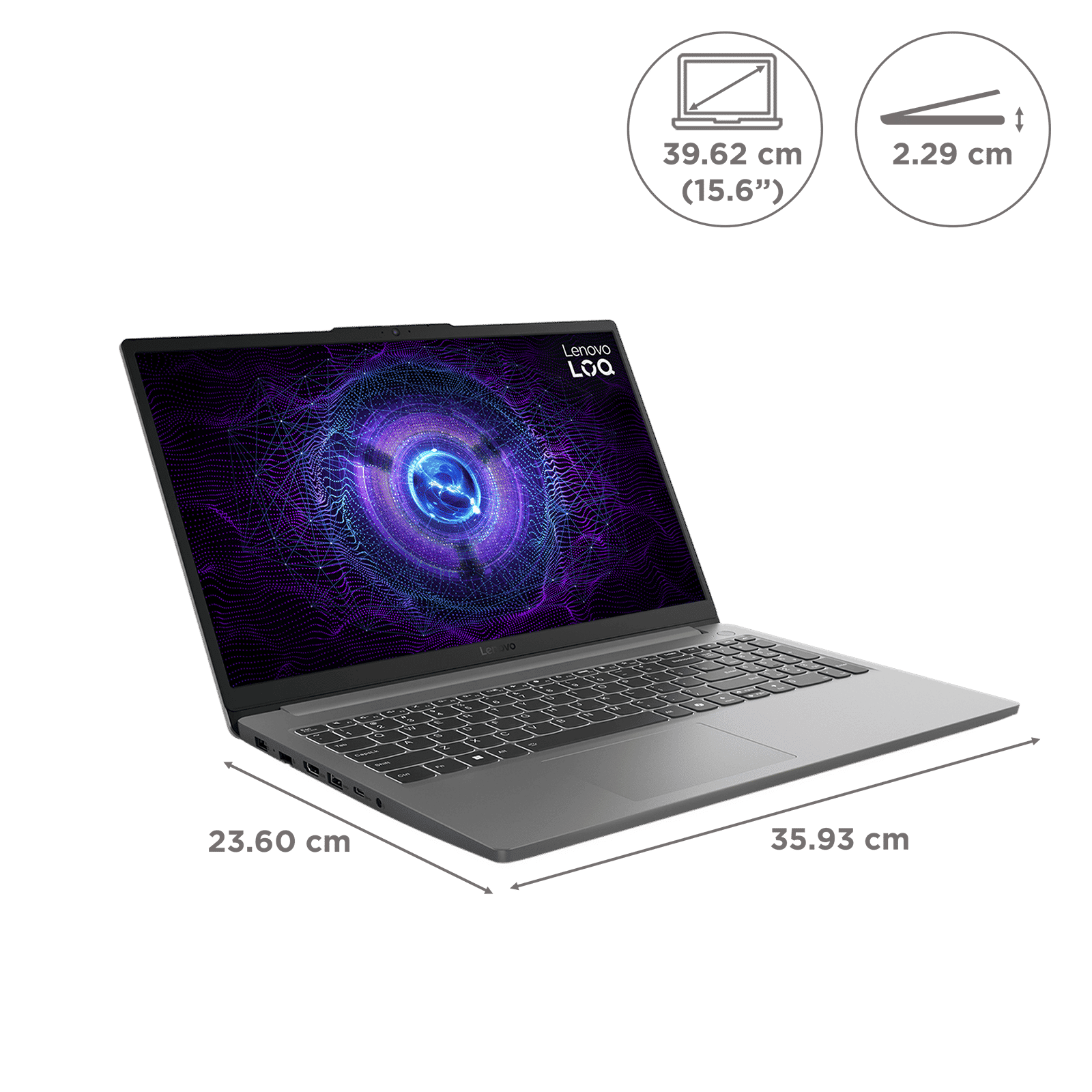 Lenovo LOQ 15IAX9E Intel Core i5 12th Gen Gaming Laptop (12GB, 512GB SSD, Windows 11 Home, 4GB Graphics, 15.6 inch 144Hz Full HD IPS Display, NVIDIA GeForce RTX 2050, MS Office, Luna Grey, 1.77 KG) Lenovo LOQ 15IAX9E Intel Core i5 12th Gen Gaming Laptop (12GB, 512GB SSD, Windows 11 Home, 4GB Graphics, 15.6 inch 144Hz Full HD IPS Display, NVIDIA GeForce RTX 2050, MS Office, Luna Grey, 1.77 KG)_2