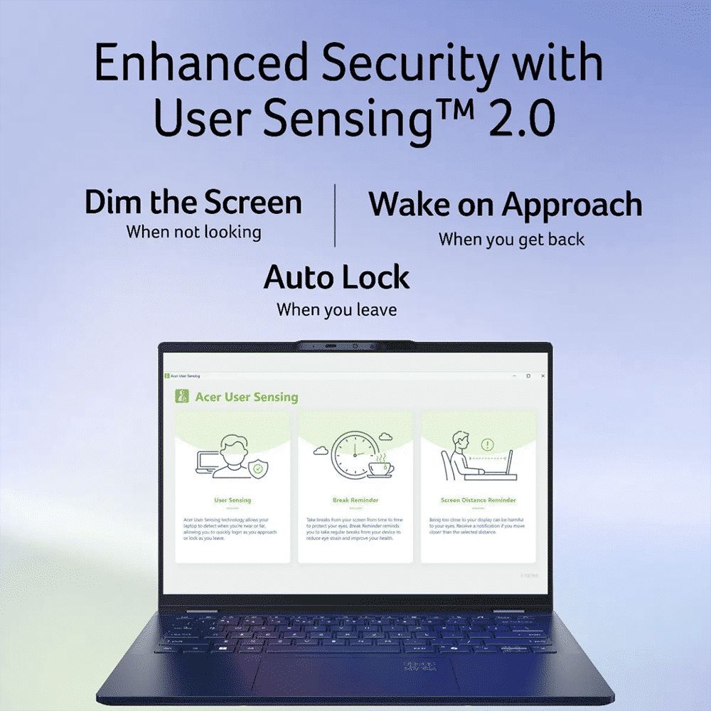 acer Swift 14 AI SF14-51 Intel Core Ultra 7 Thin & Light Laptop (16GB, 1TB SSD, Windows 11 Home, 14 inch OLED WUXGA Display, MS Office, Steam Blue, 1.28 KG)_12