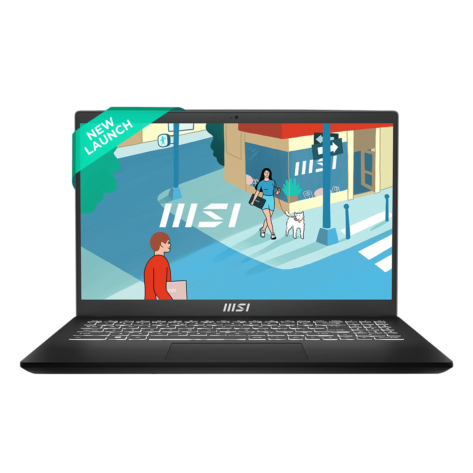 MSI Modern 15 B13M-1200IN Intel Core i5 13th Gen Thin & Light Laptop (16GB, 512GB SSD, Windows 11 Home, 15.6 inch Full HD Display, MS Office 2024, Classic Black, 1.7 KG)