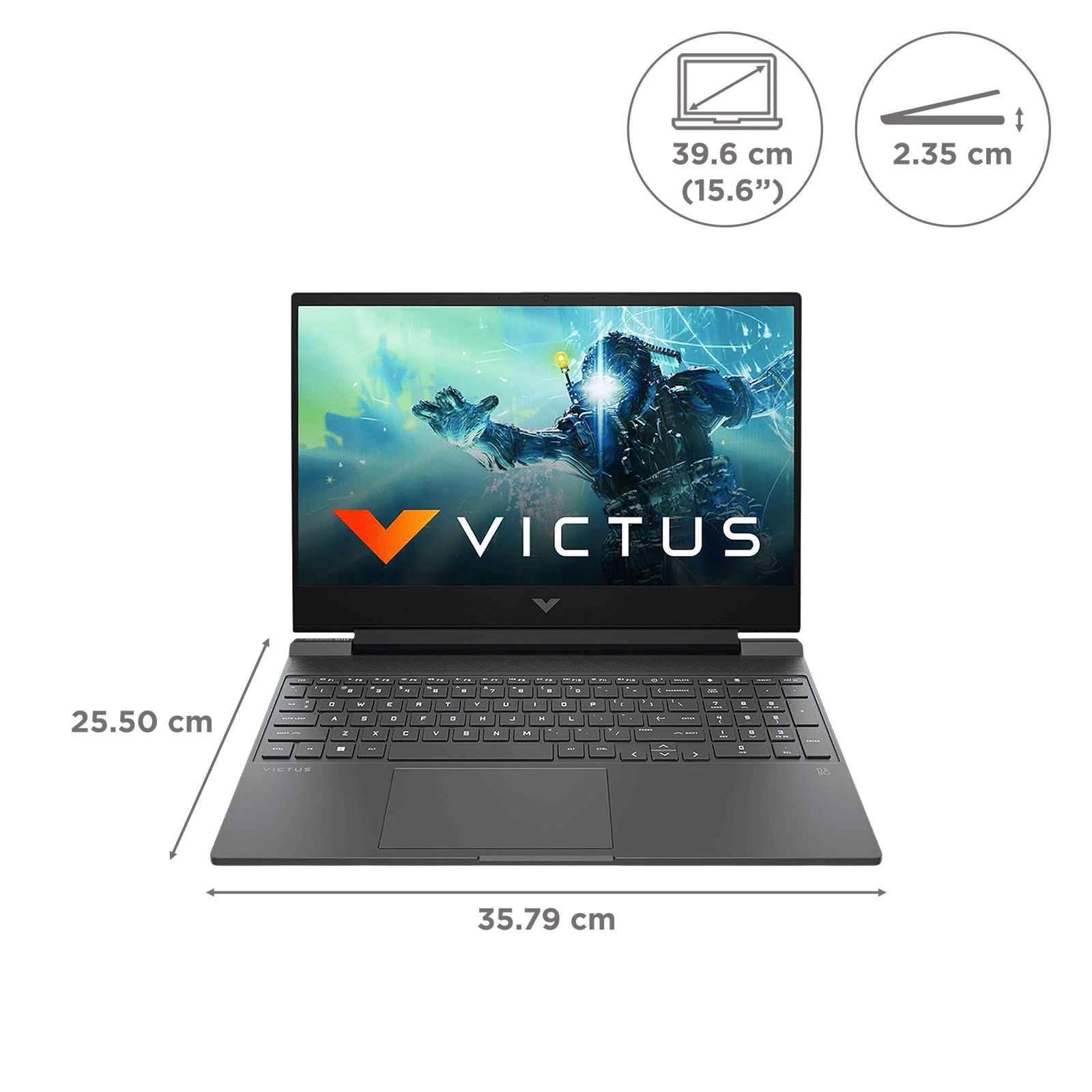 HP Victus 15-fb0185AX AMD Ryzen 5-5600H Gaming Laptop (8GB, 512GB SSD, Windows 11 Home, 4GB Graphics, 15.6 inch 144 Hz Full HD IPS Display, AMD Radeon RX 6500M, MS Office & Home 2021, Mica Silver, 2.29 KG)_2