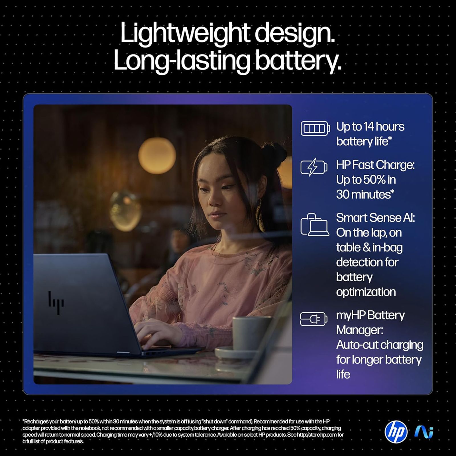 HP OmniBook X Flip 14-fm0026TU Intel Core Ultra 7 Touchscreen Thin & Light Laptop (16GB, 512GB SSD, Windows 11 Home, 14 inch 3K OLED Display, MS Office Home 2024, Atmospheric Blue, 1.38 KG)_11